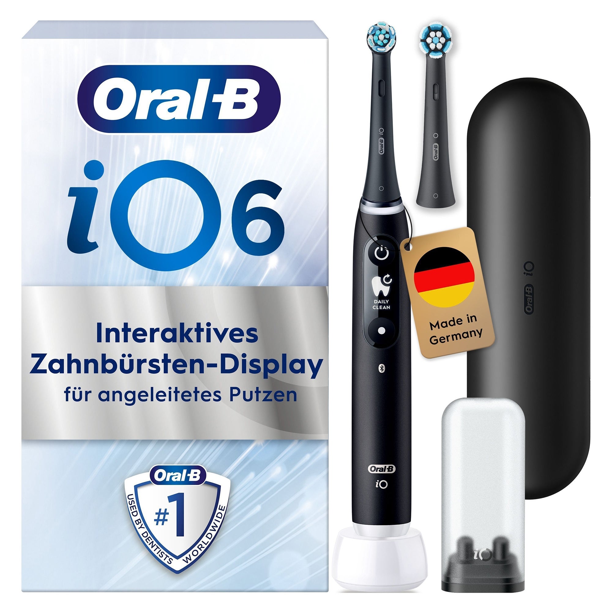 Oral-B iO 6 Elektrische Zahnbürste | Black Lava | 2