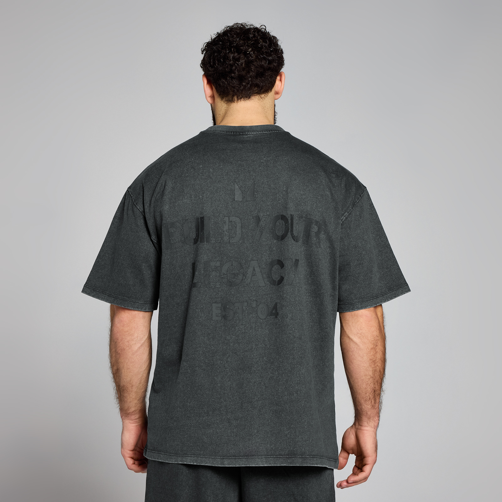MP Men's Origin Washed Graphic Joggers - Washed Black | MYPROTEIN™