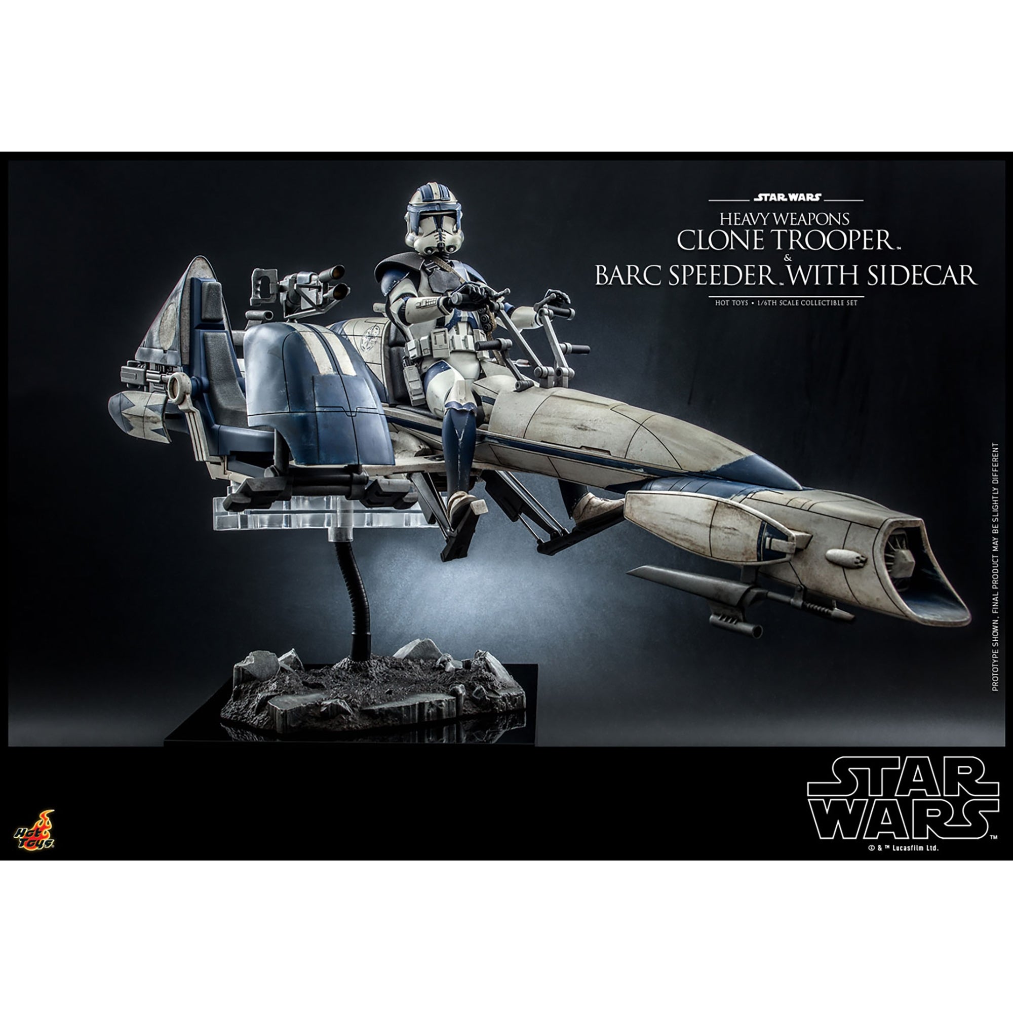 Hot Toys Star Wars: The Clone Wars Scale 1:6 Heavy Weapons Clone 