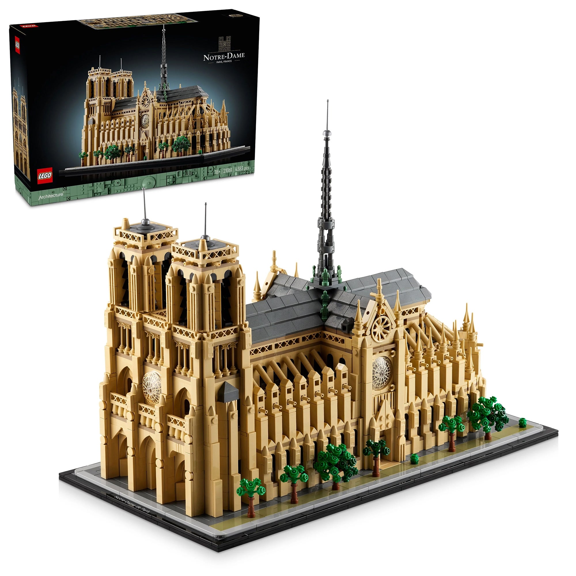 LEGO Architecture Notre-Dame de Paris Set for Adults 21061 | Zavvi UK