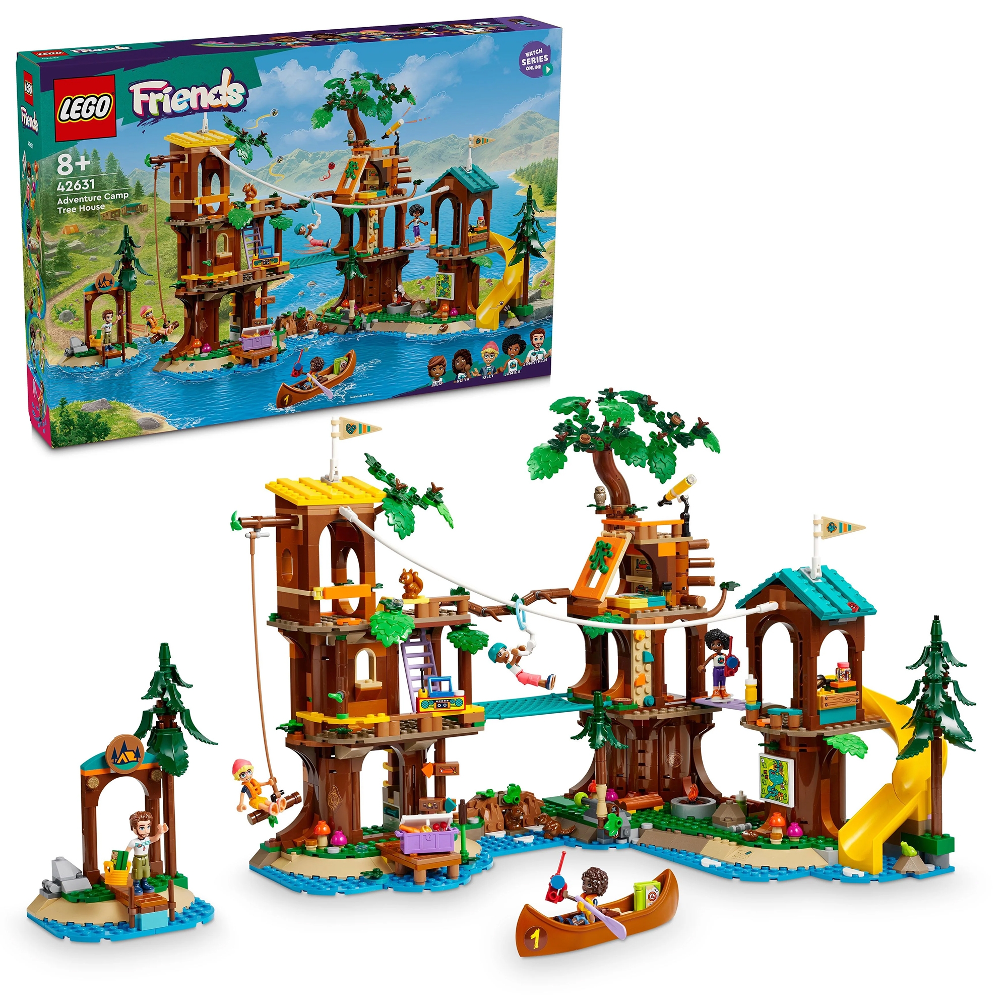 LEGO Friends Adventure Camp Tree House Mini-dolls set 42631