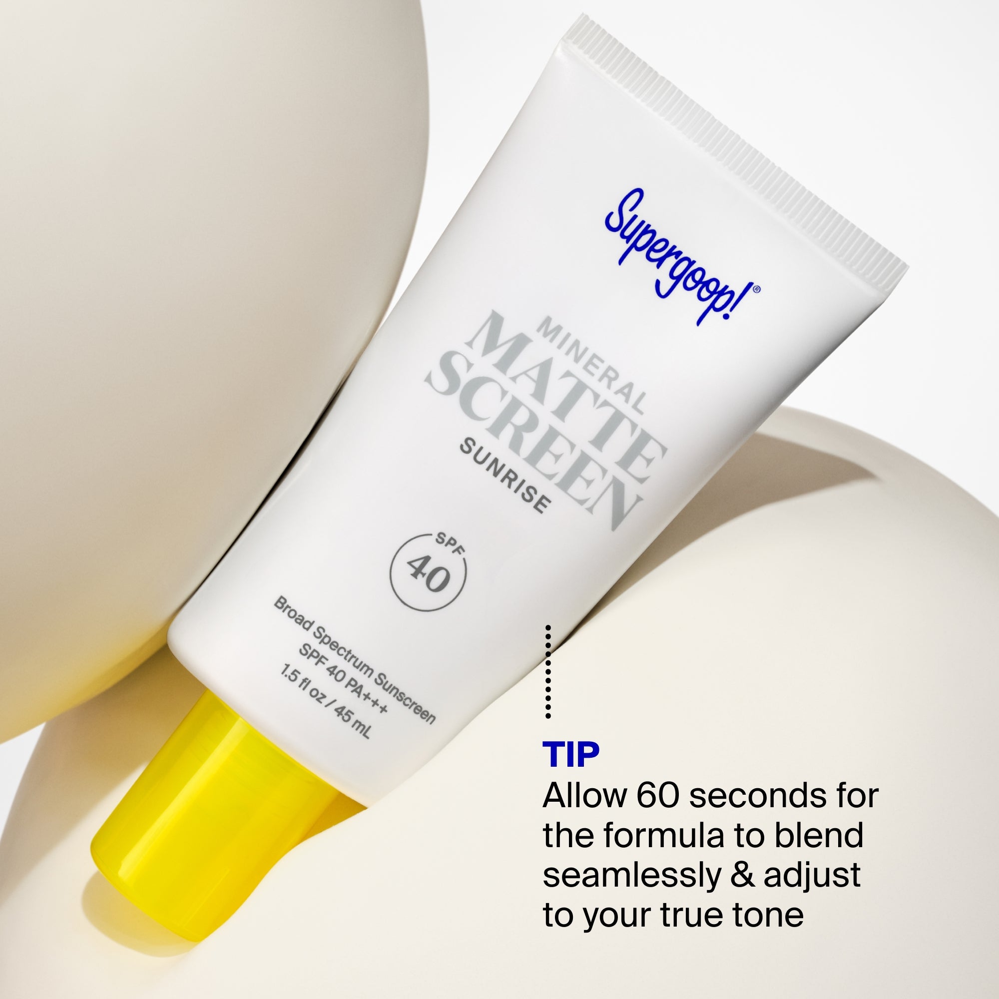 日焼け止め golden Supergoop! Mineral Mattescreen SPF 40 Golden Hour 45ml | Dermstore
