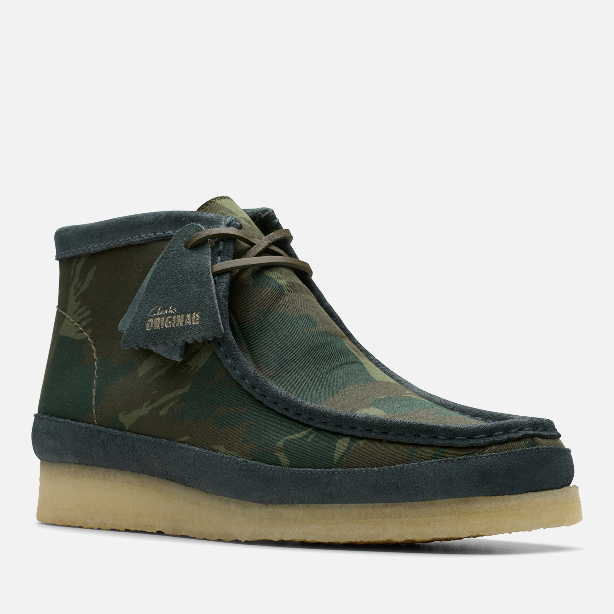 $650 Palm Angels Clarks Originals Fringed Wallabee Desert