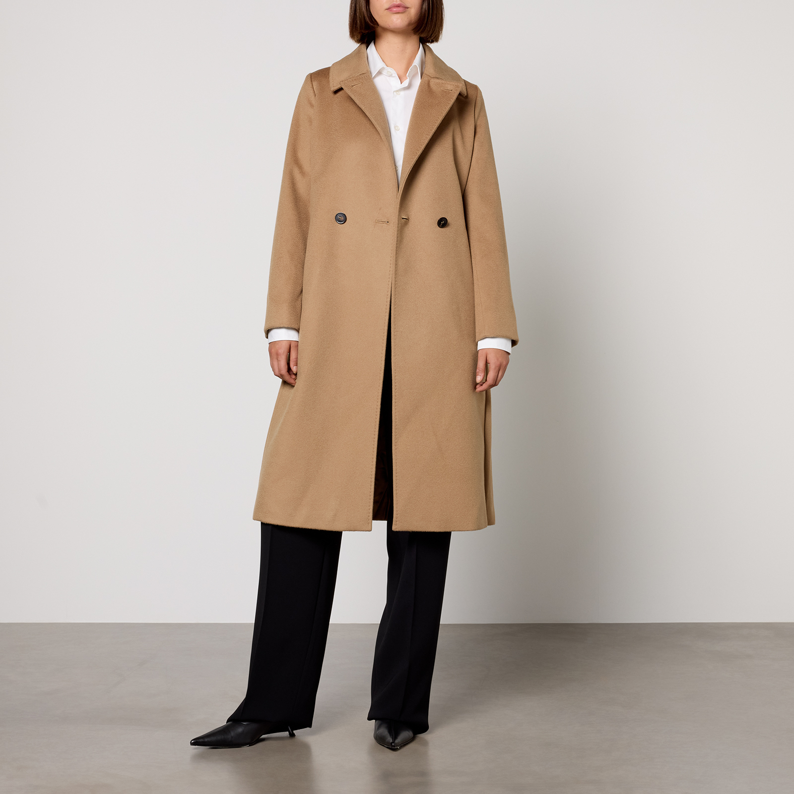 Max Mara Studio★100% Virgin Wool★BCOLLAG 010★人気早期完売 Max Mara Studio Bcollag Virgin Wool Coat - 8 | Coggles