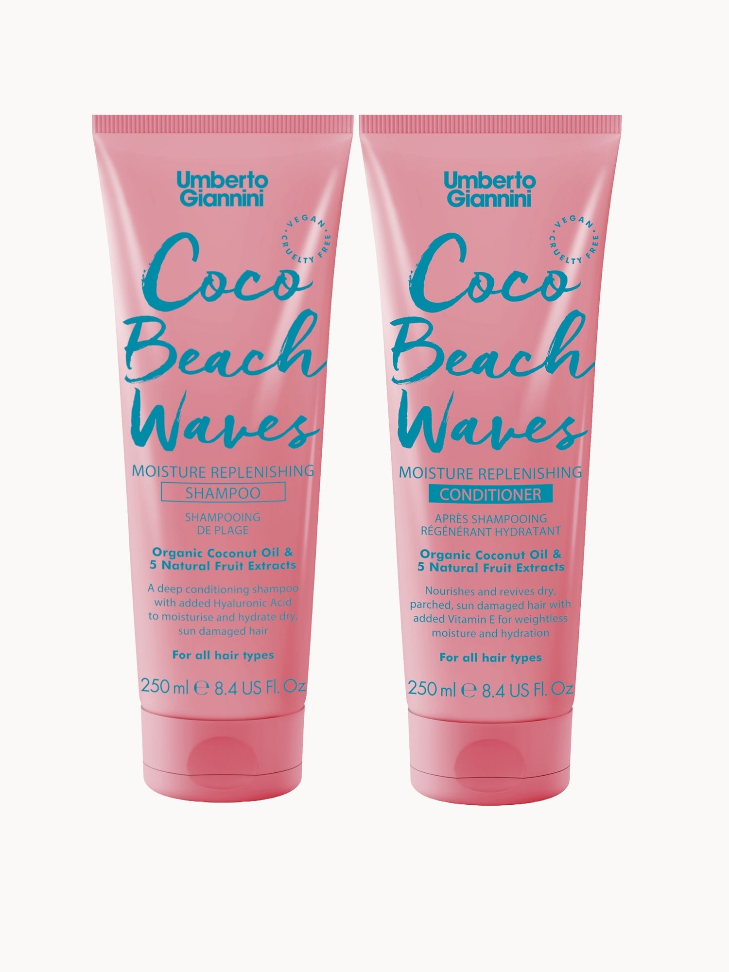 Umberto Giannini Coco Beach Waves Shampoo and Conditioner Duo