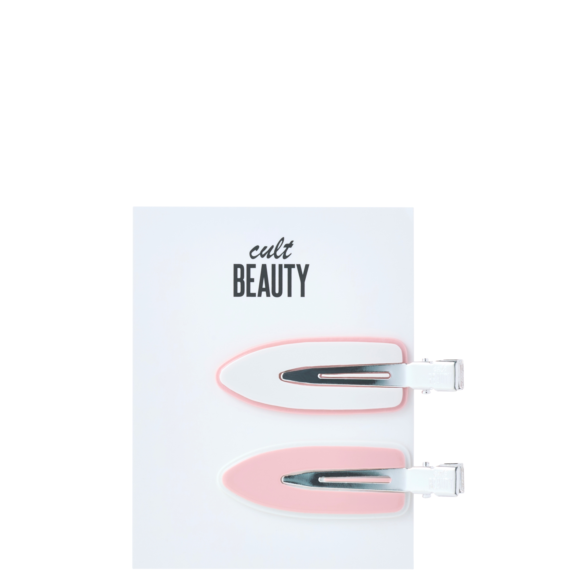 cult Cult Beauty Hair Clips - Pink/White (Pack of 2)