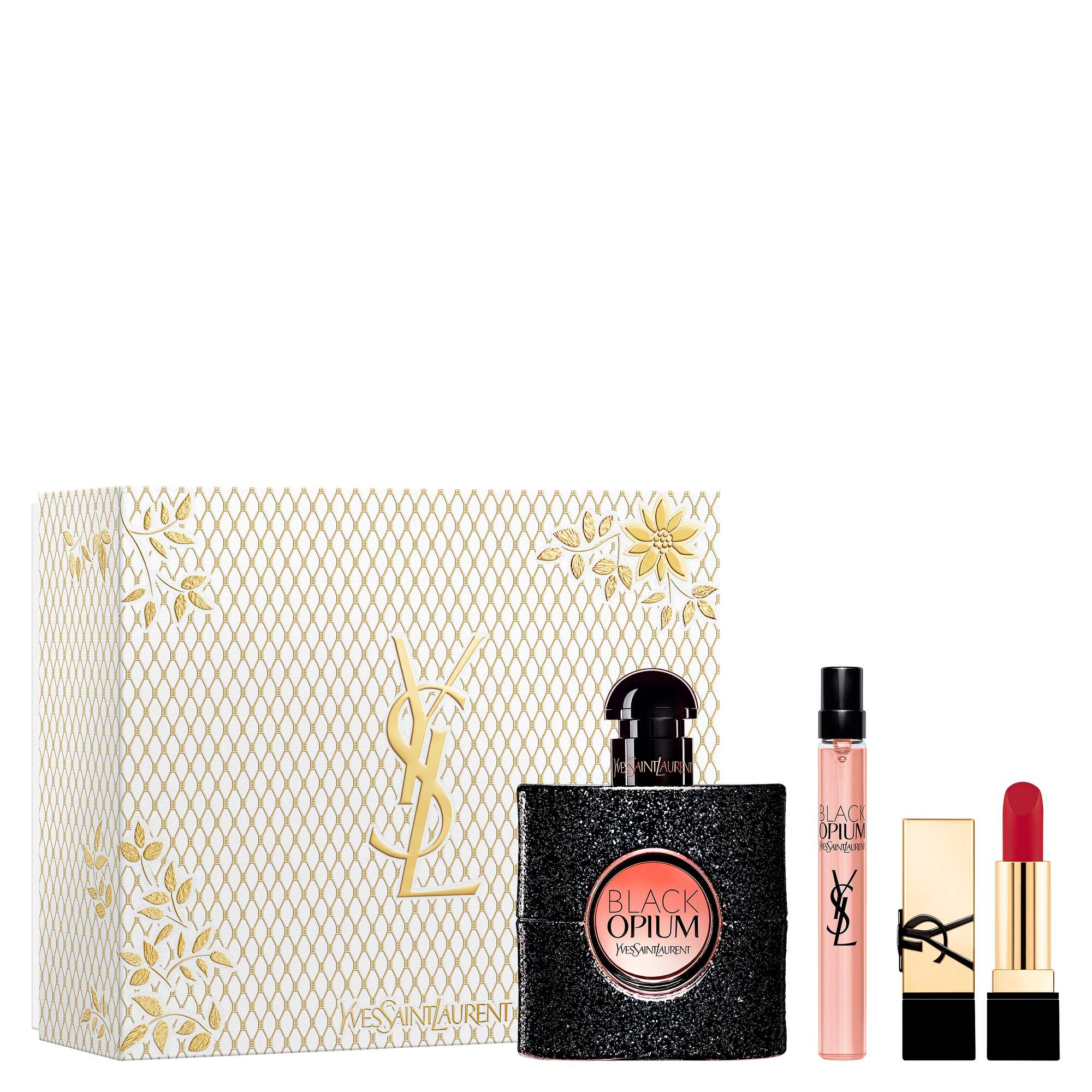 Yves Saint Laurent: Yves Saint Laurent Christmas 2024 Black Opium Eau de Parfum Spray 50ml Gift Set