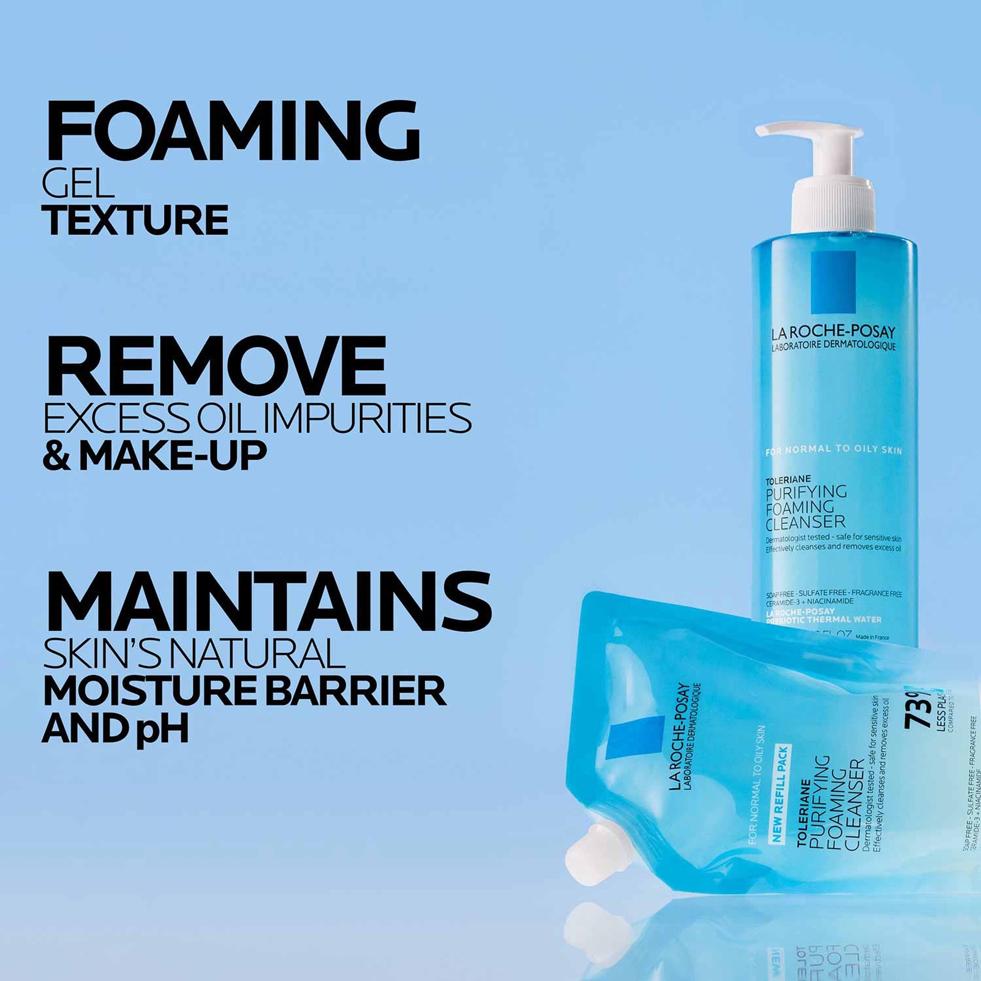 La Roche-Posay Toleriane Purifying Foaming Cleanser Refill Set