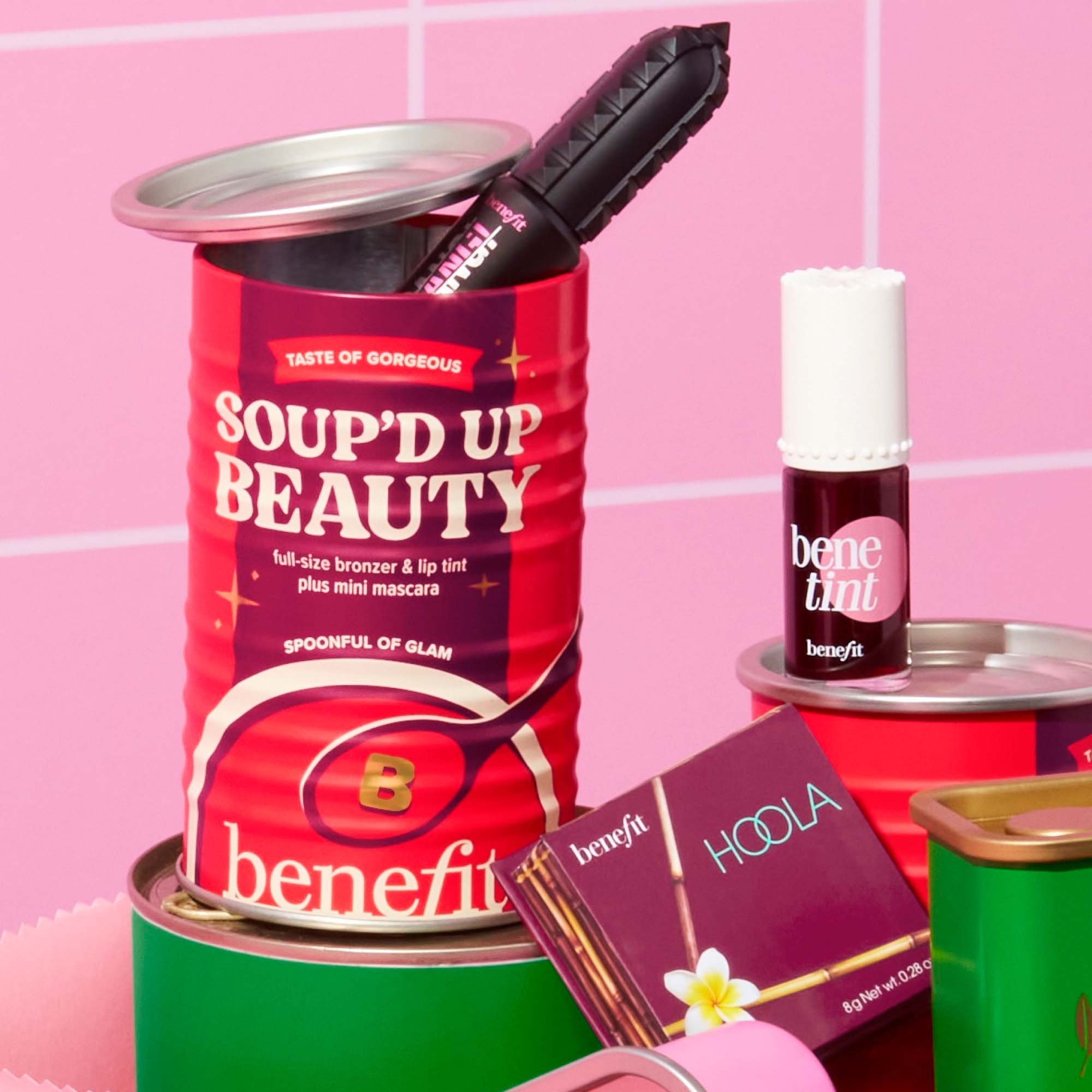 benefit soup'd up beauty ギフト セット ベネフィット Holiday 2024 Tier 2 Set - Soup'd Up Beauty – Worth £69