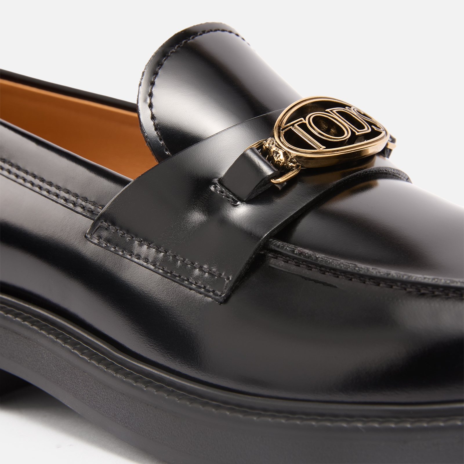 Tod's Women's Chain Leather Loafers - 5 | Coggles