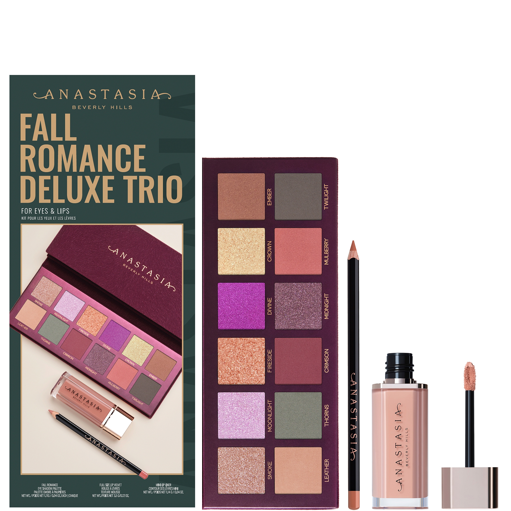 Anastasia Beverly Hills Fall Romance Deluxe Trio | CultBeauty