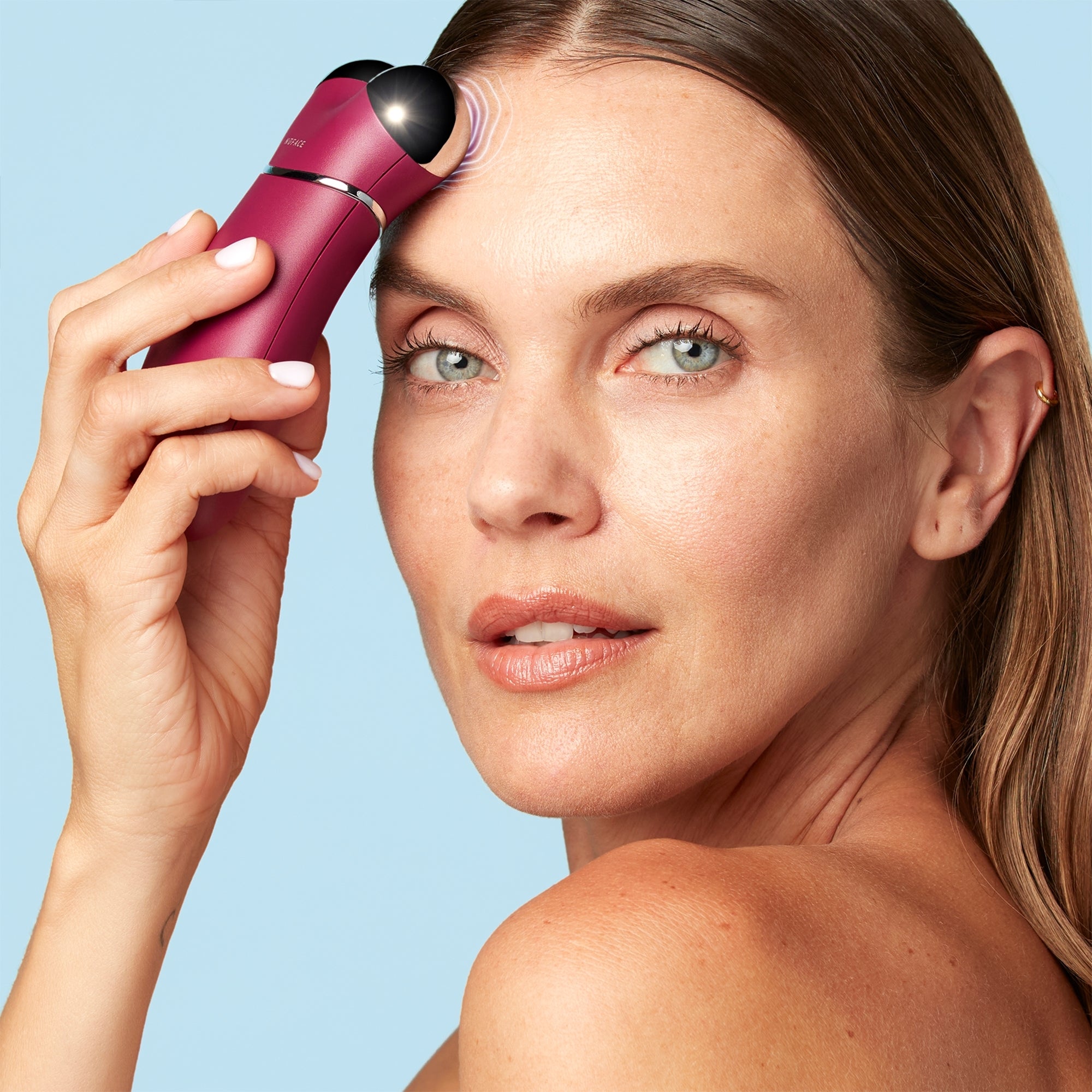 NuFACE TRINITY+ Smart Advanced Facial Microcurrent Device- Velvet