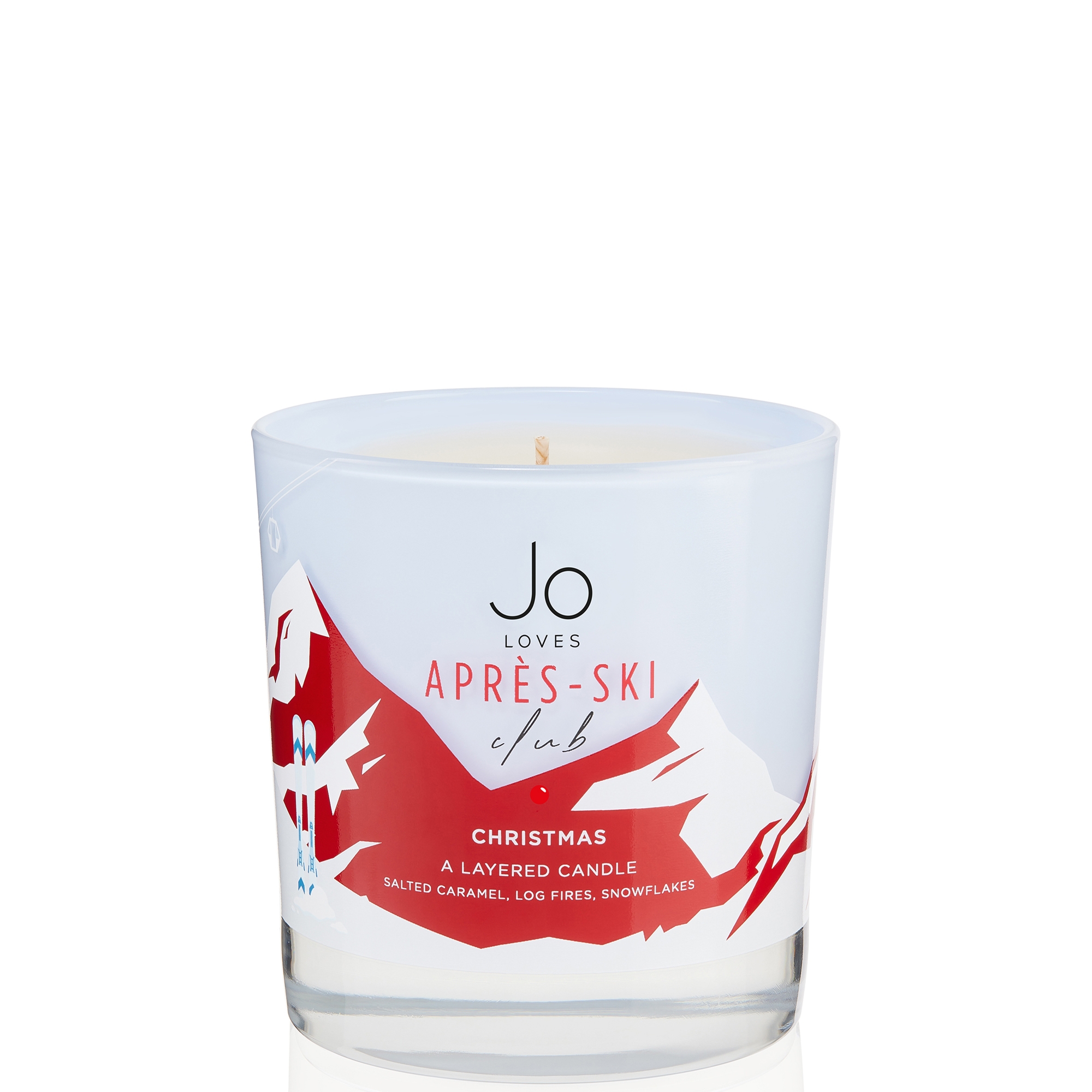 Jo loves christmas layered candle