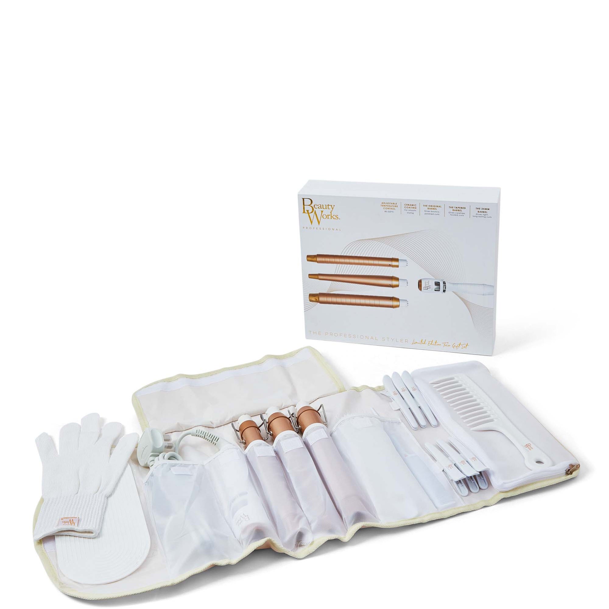 Exclusive Beauty Works Trio Styler Gift Set (Worth £145