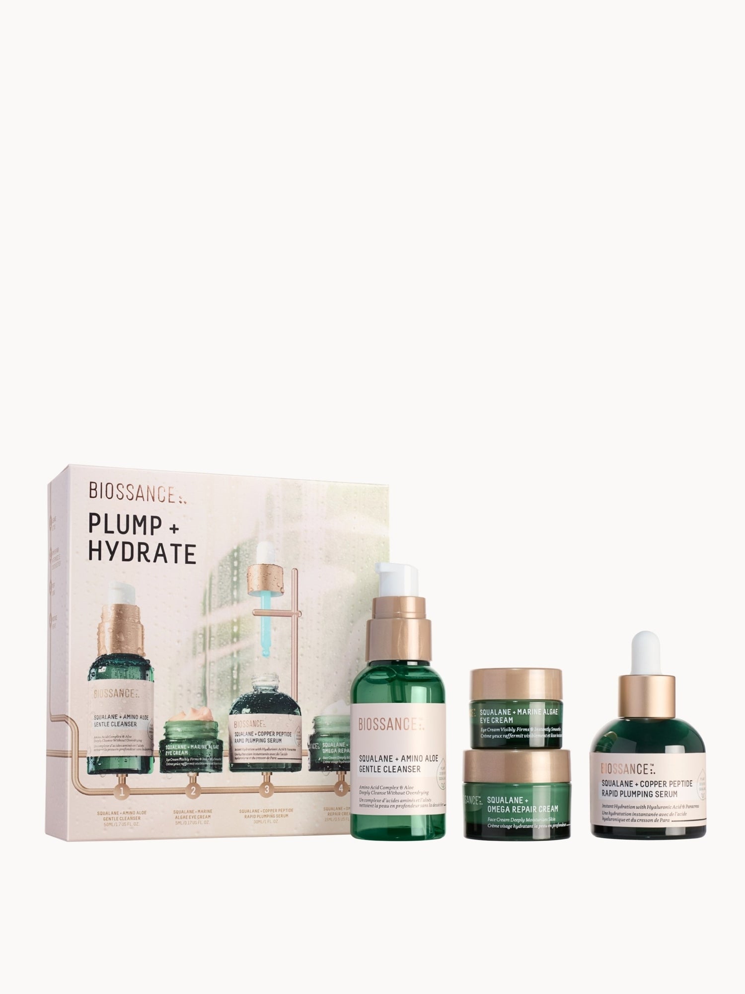 Biossance Plump and Hydrate Set Global (Worth £67.00)