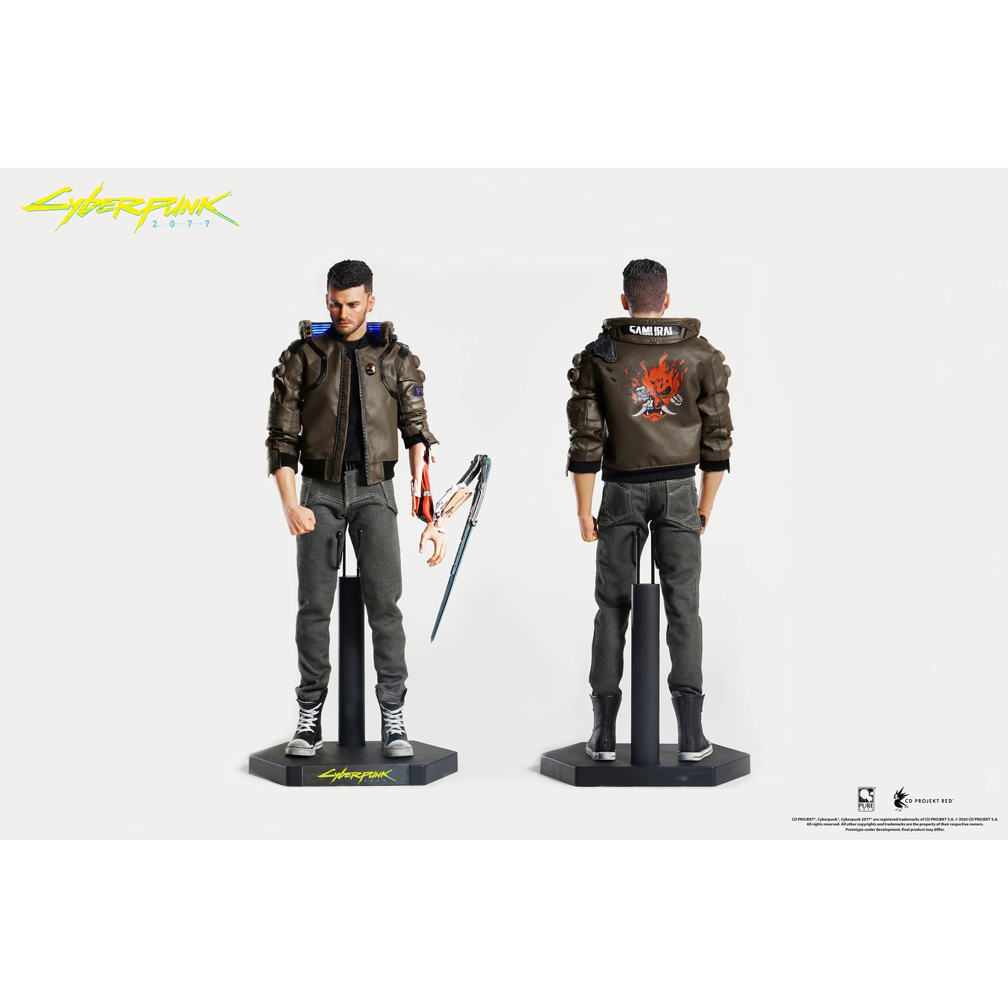 PureArts Cyberpunk 2077 1:6 V Male and Female with Yaiba Kusanagi