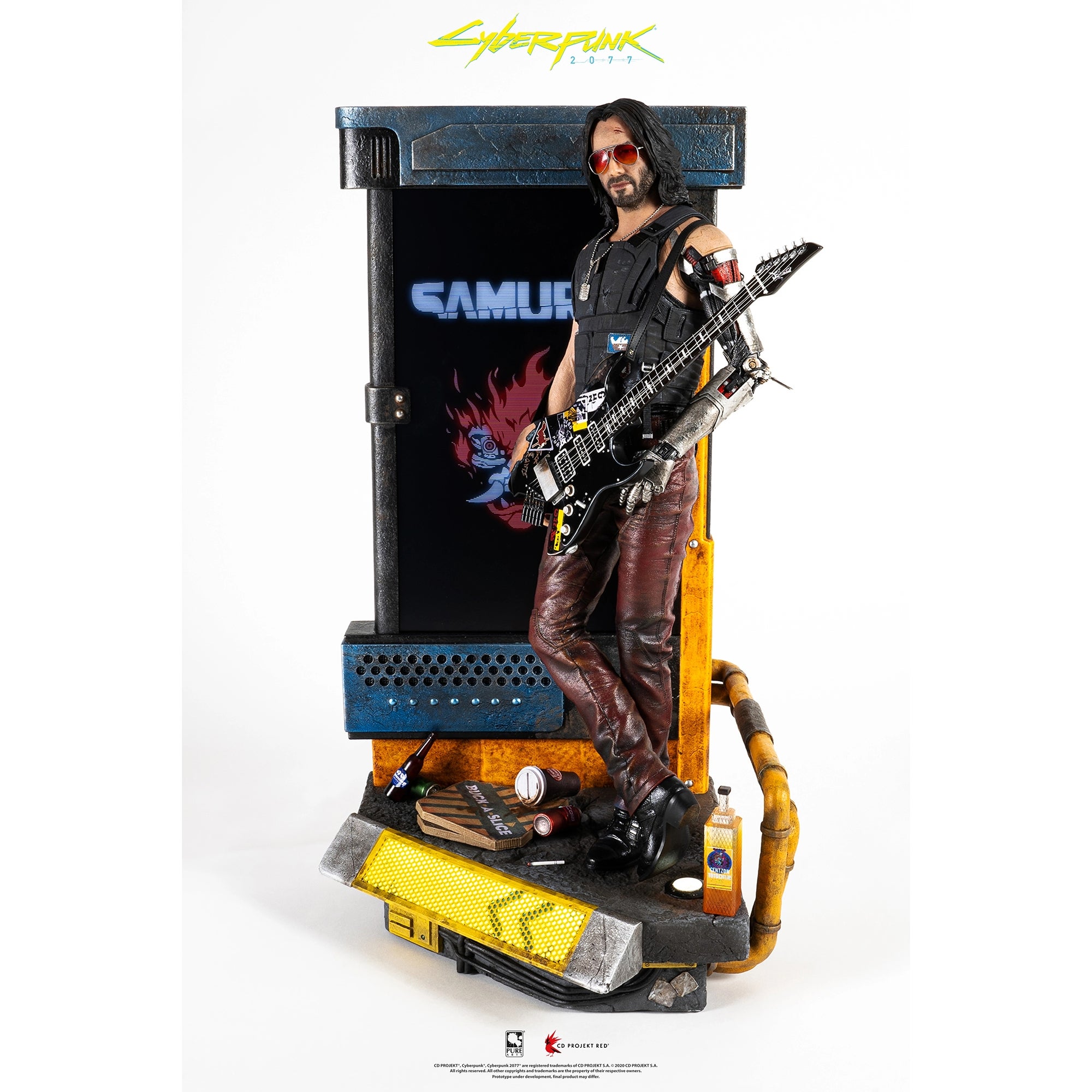 Cyberpunk 2077 Johnny Silverhand フィギュア Cyberpunk 2077 Johnny Silverhand Keanu Reeves 1/4 Scale Statue