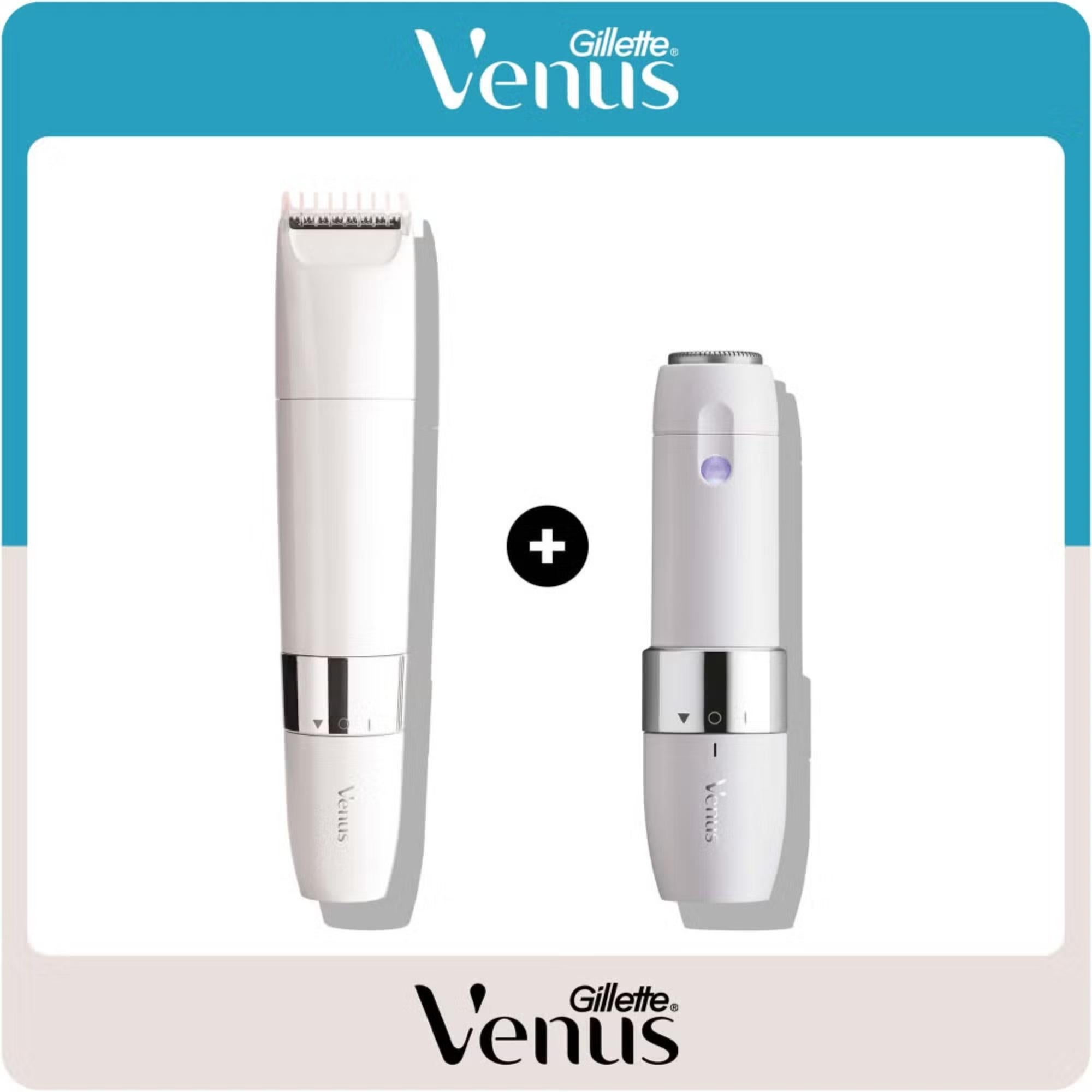 Venus Dermaplaning & Pubic Hair Trimmer Shaving Kit