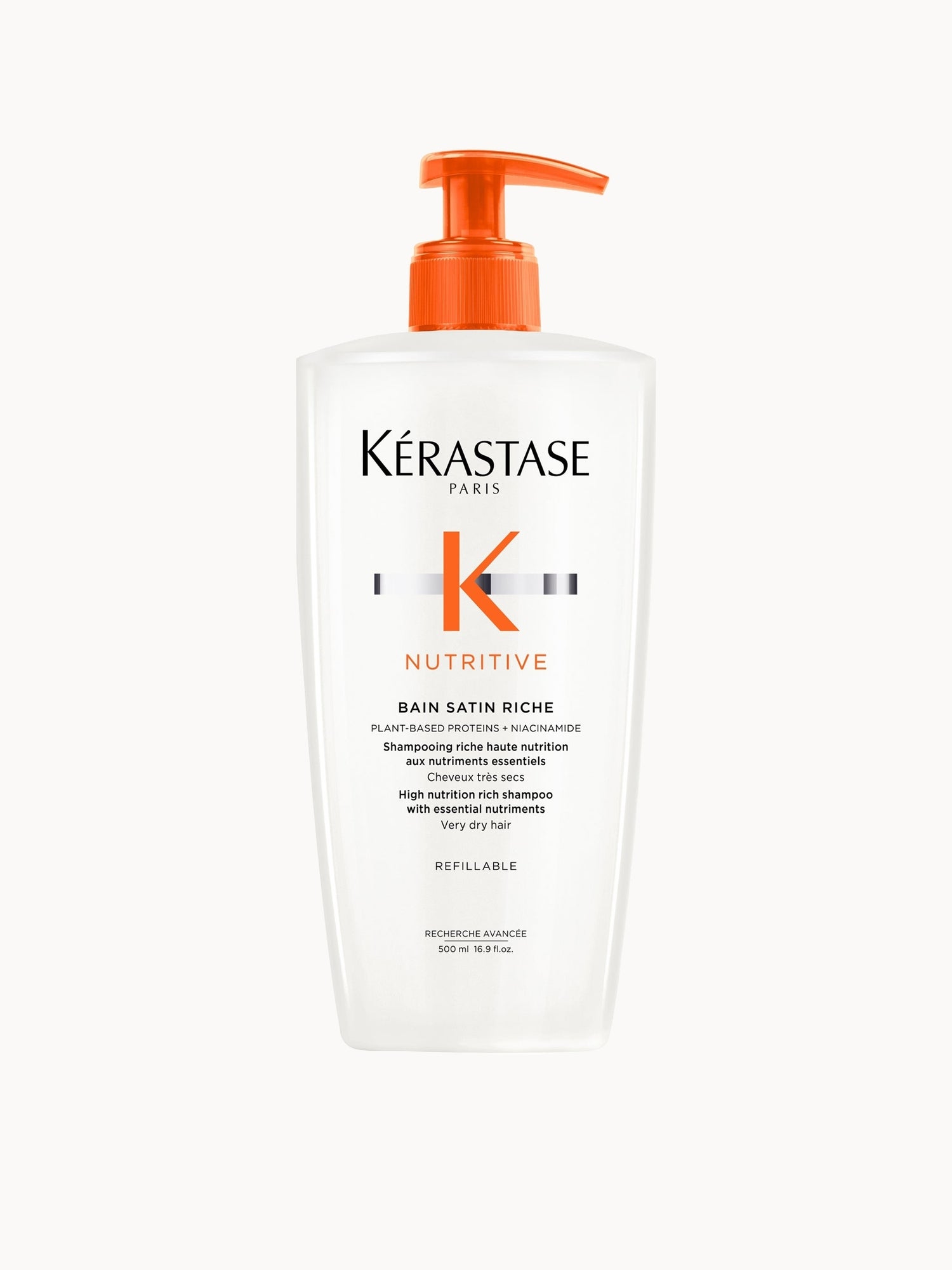 Kérastase Nutritive Bain Satin Riche Shampoo Pouch 500ml For Very