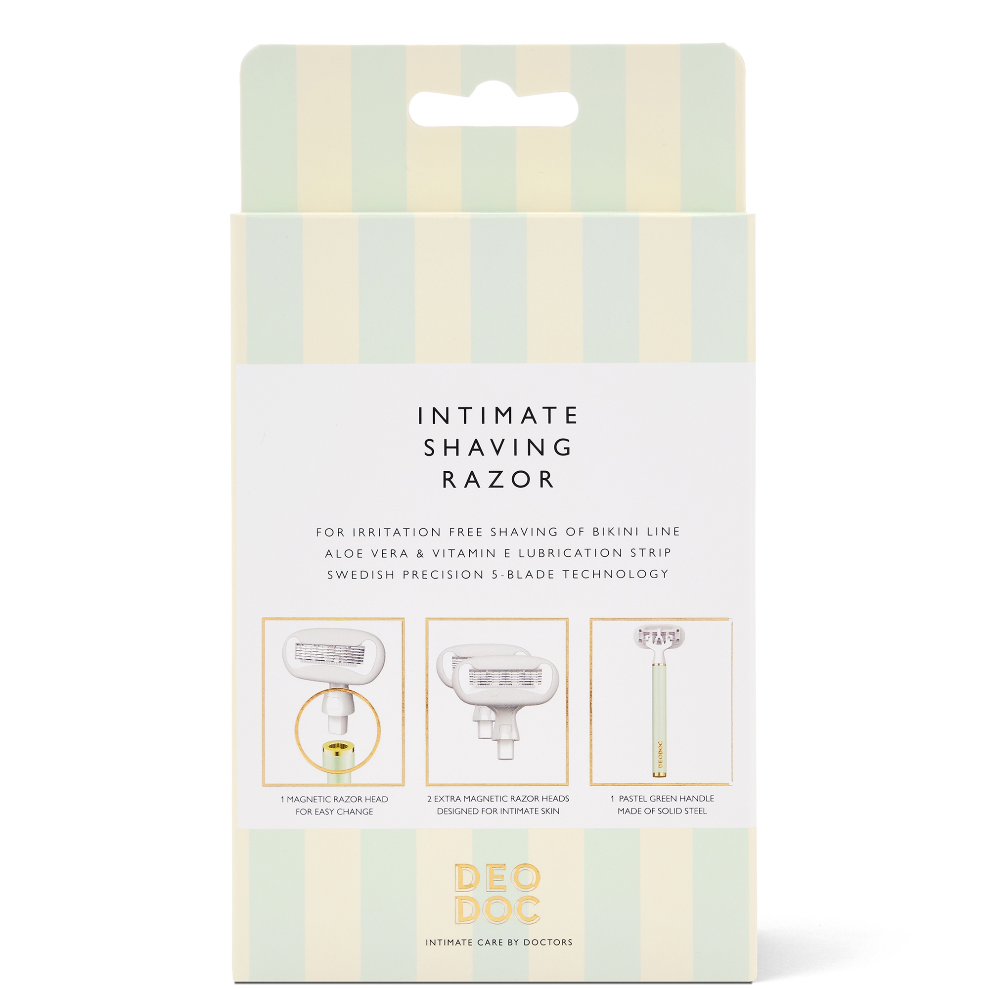cult DeoDoc Intimate Shaving Razor - Green