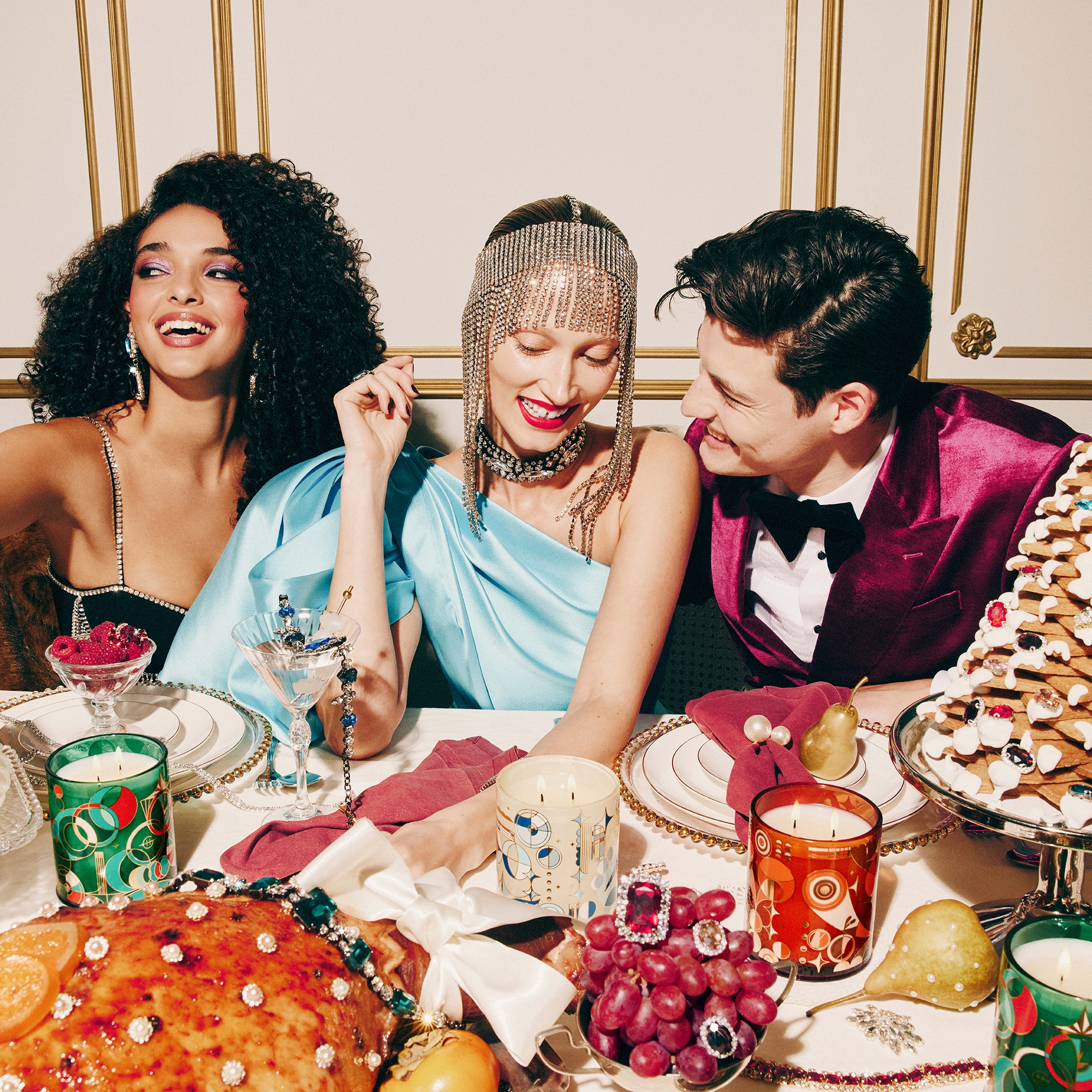 Glasshouse Fragrances Christmas 380g Candle - White Christmas