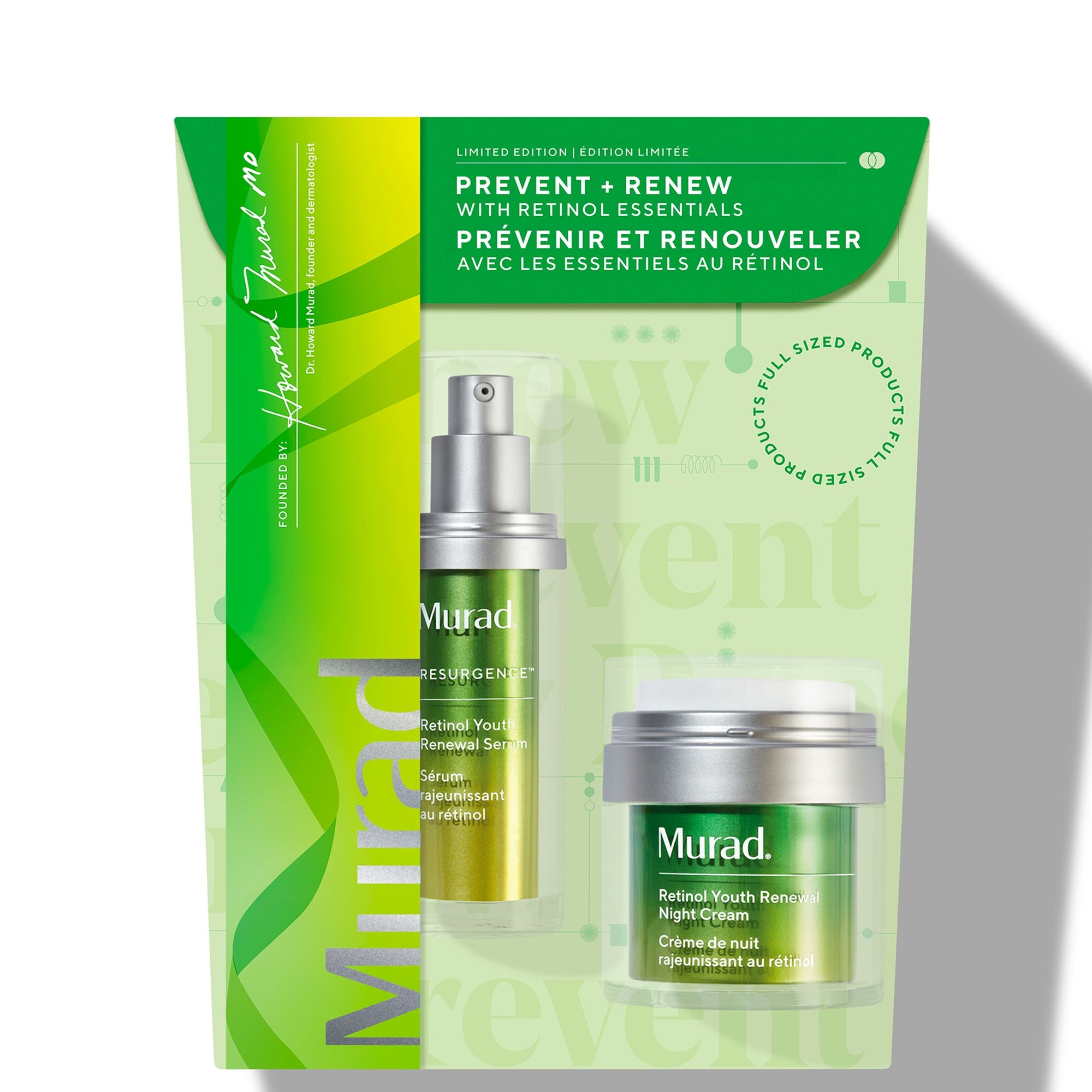 Murad Prevent + Renew with Retinol Essentials Set (Worth Murad Prevent + Renew with Retinol Essentials Set (Worth