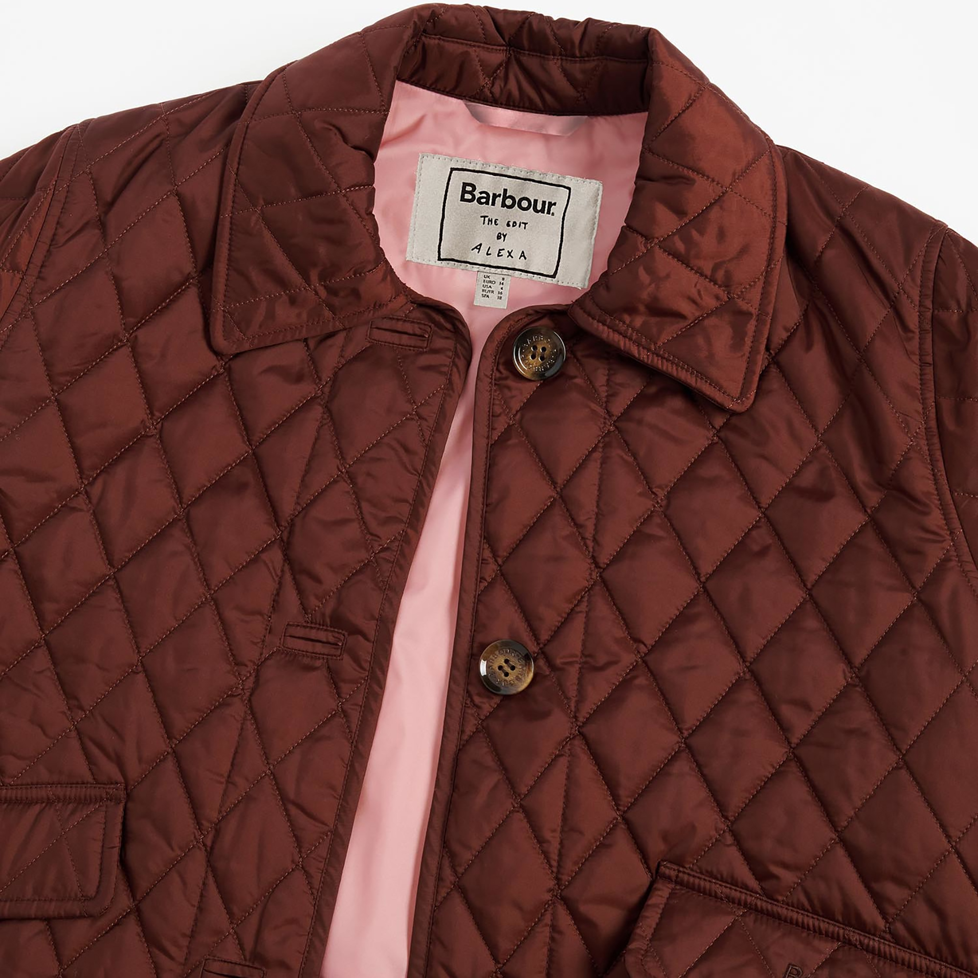 Barbour x The Edit by Alexa Chung Jamie Quilted Shell Jacket
