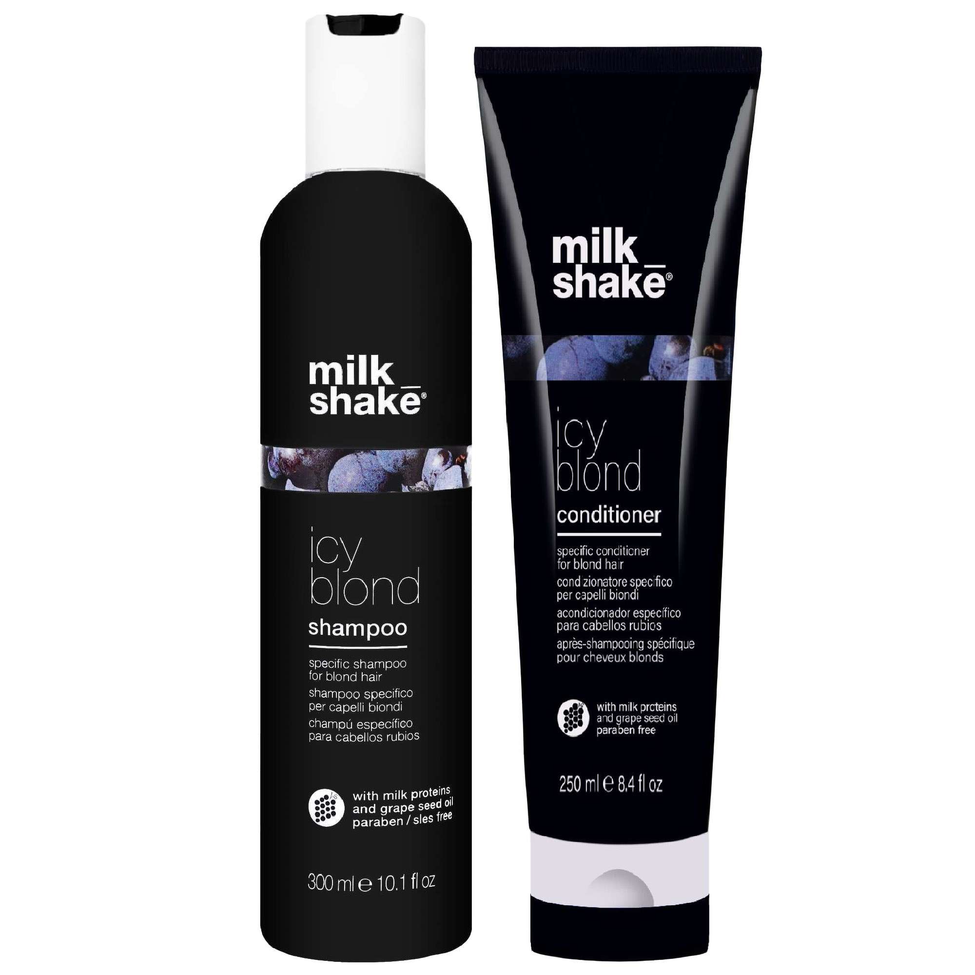 milk_shake: milk_shake  Duo: Icy Blonde Shampoo 300ml & Icy Blonde Conditioner 250ml