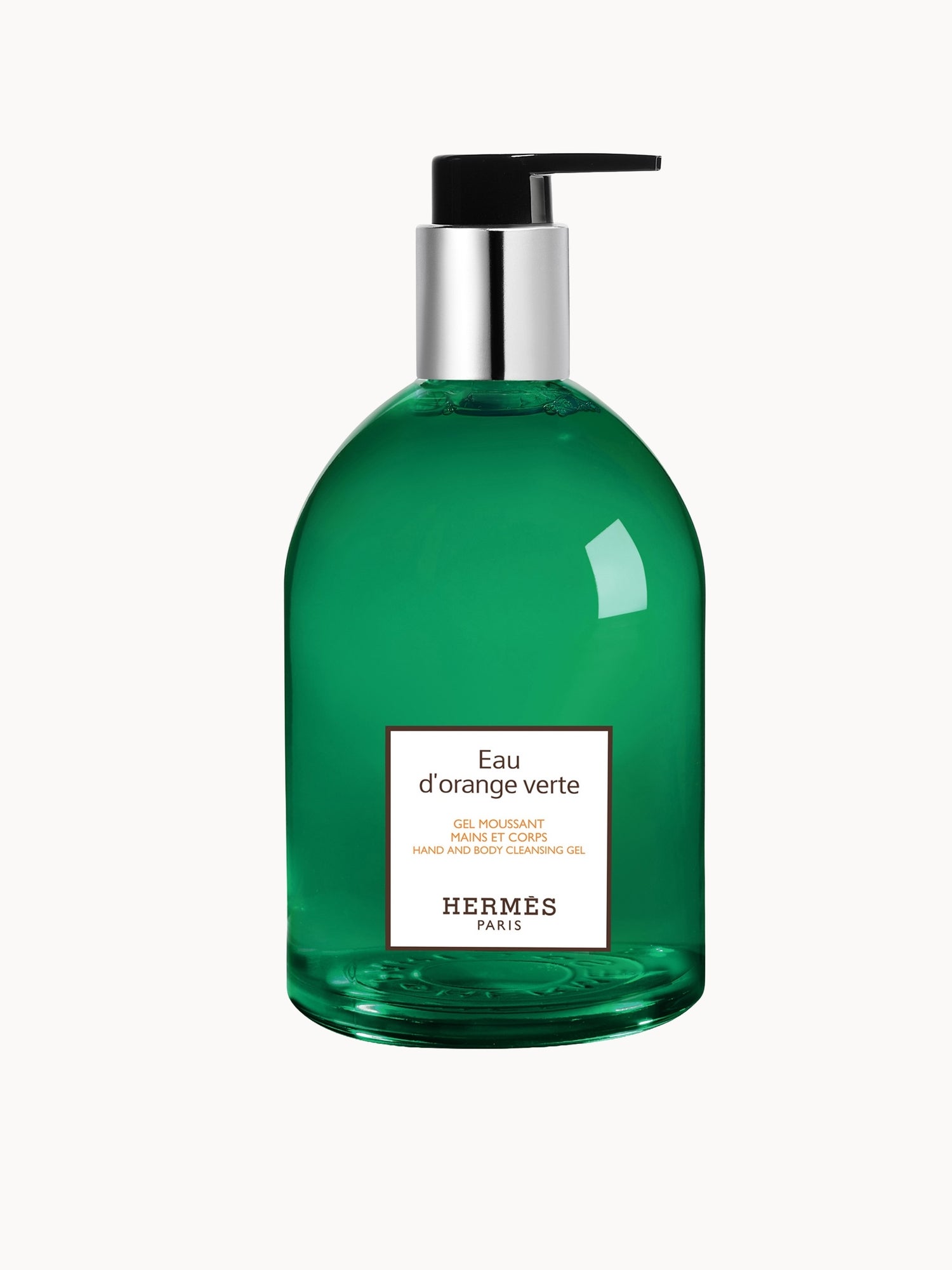 【新品】HERMES Eau d'orange verte 300ml Hermès Eau D'Orange Verte Hand and Body Cleansing Gel Bottle 300ml