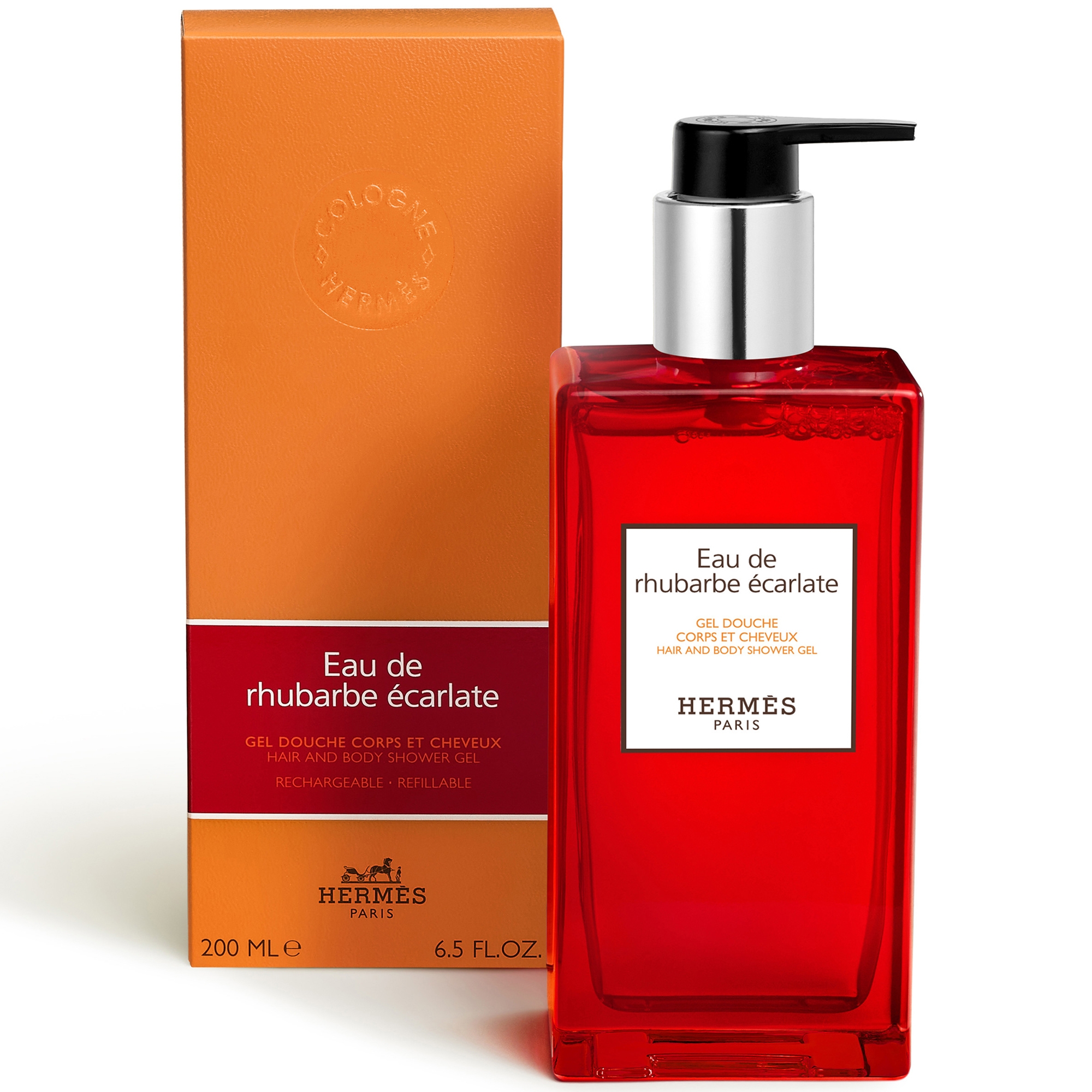 HERMES Eau de rhubarbe éclatée 300ml Eau de rhubarbe ecarlate Eau de cologne - 1.69 fl.oz