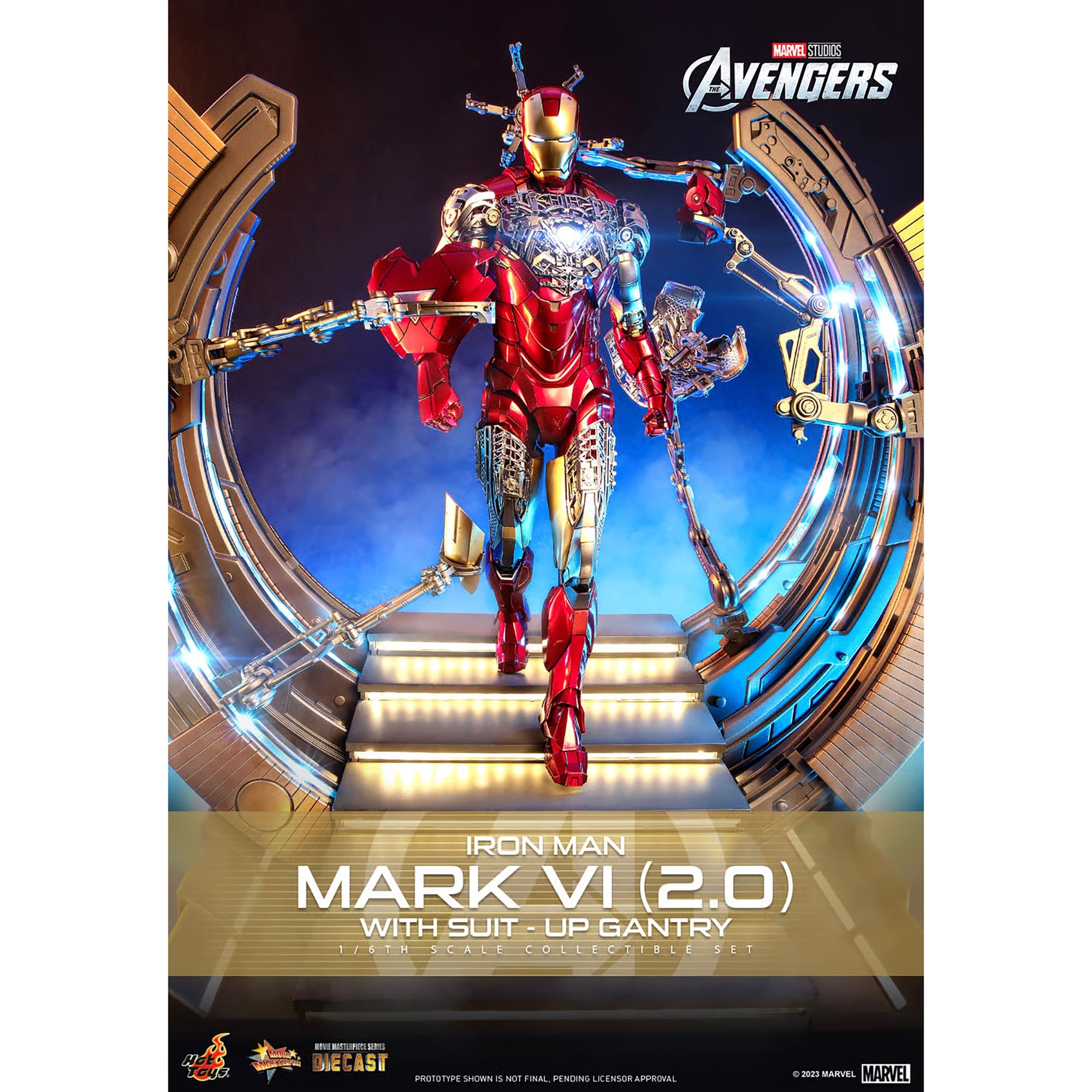 アメコミ Hot Toys Iron Man Mark VI Suit-Up Gantry 15438438-7585159760814038.jpg