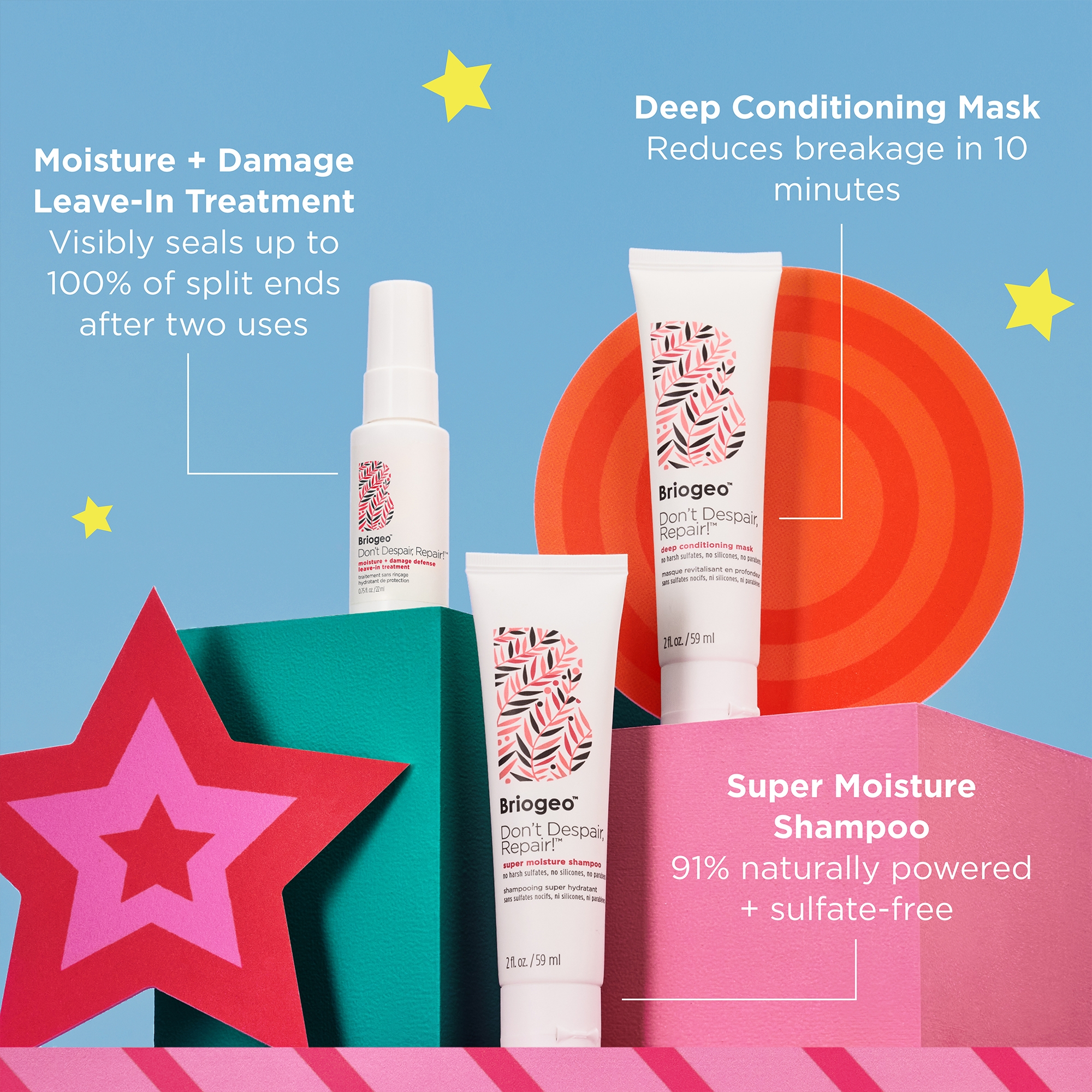 Briogeo Damage Defenders Set (Worth $37) | Dermstore