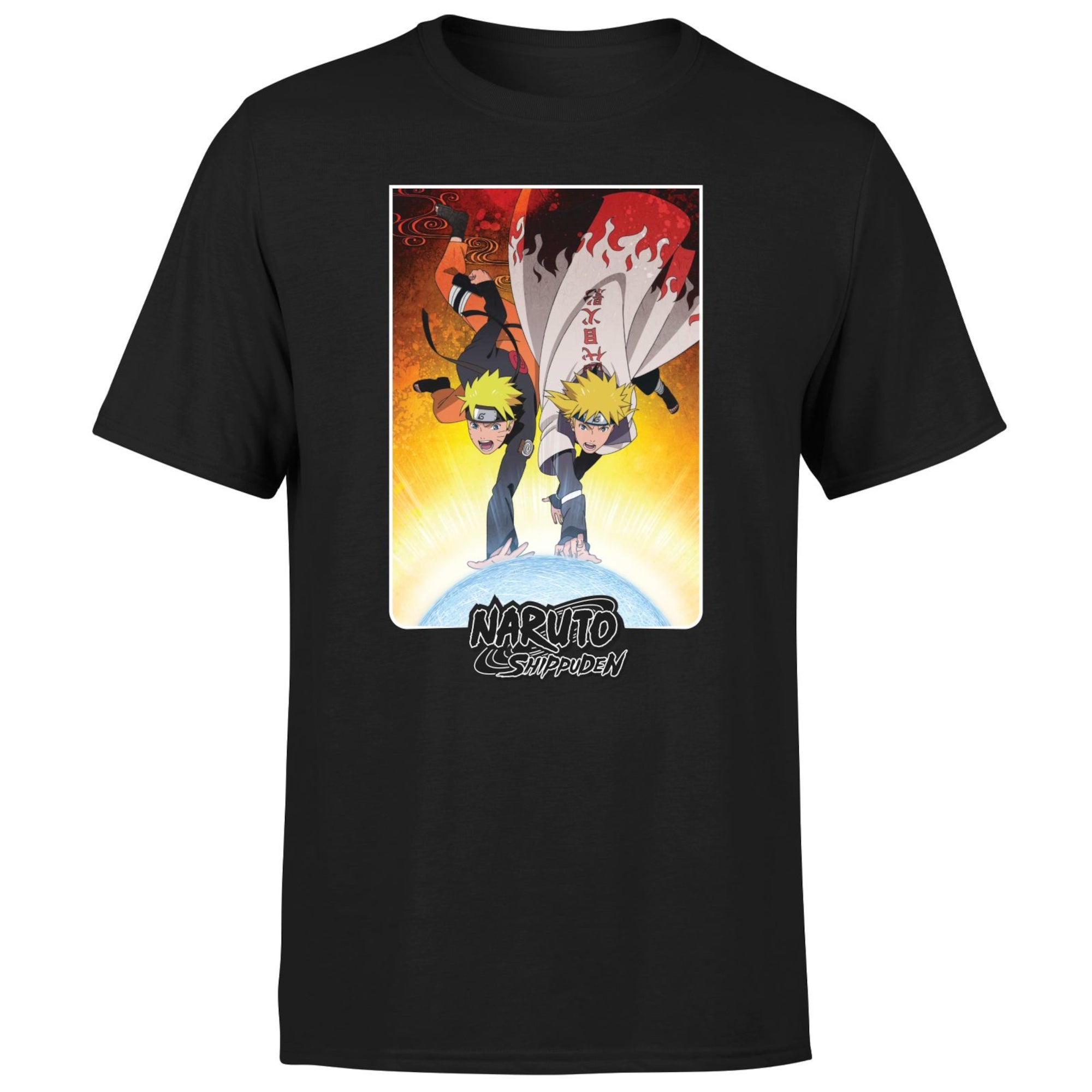 Naruto Fight Unisex T-Shirt - Black - XXL
