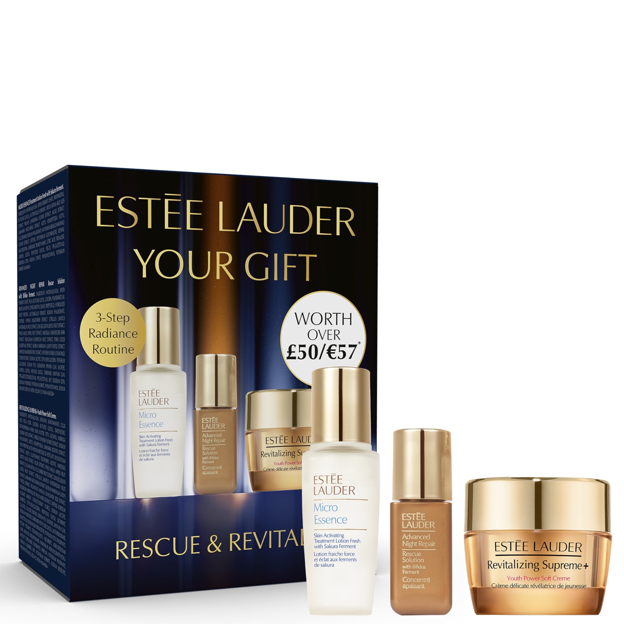 Estée Lauder 3 Piece Rescue and Revitalise Gift Set | LOOKFANTASTIC