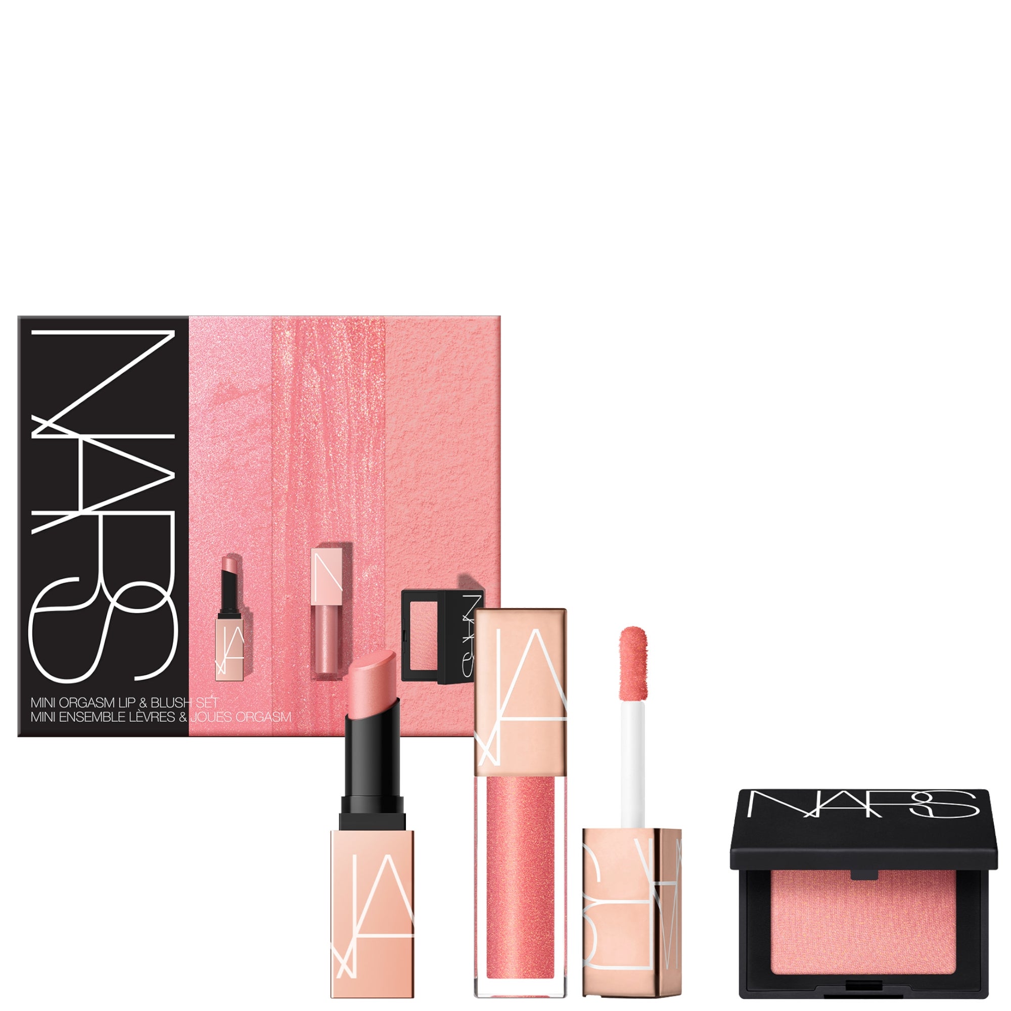 NARS Exclusive Mini Orgasm Lip and Cheek Set | LOOKFANTASTIC