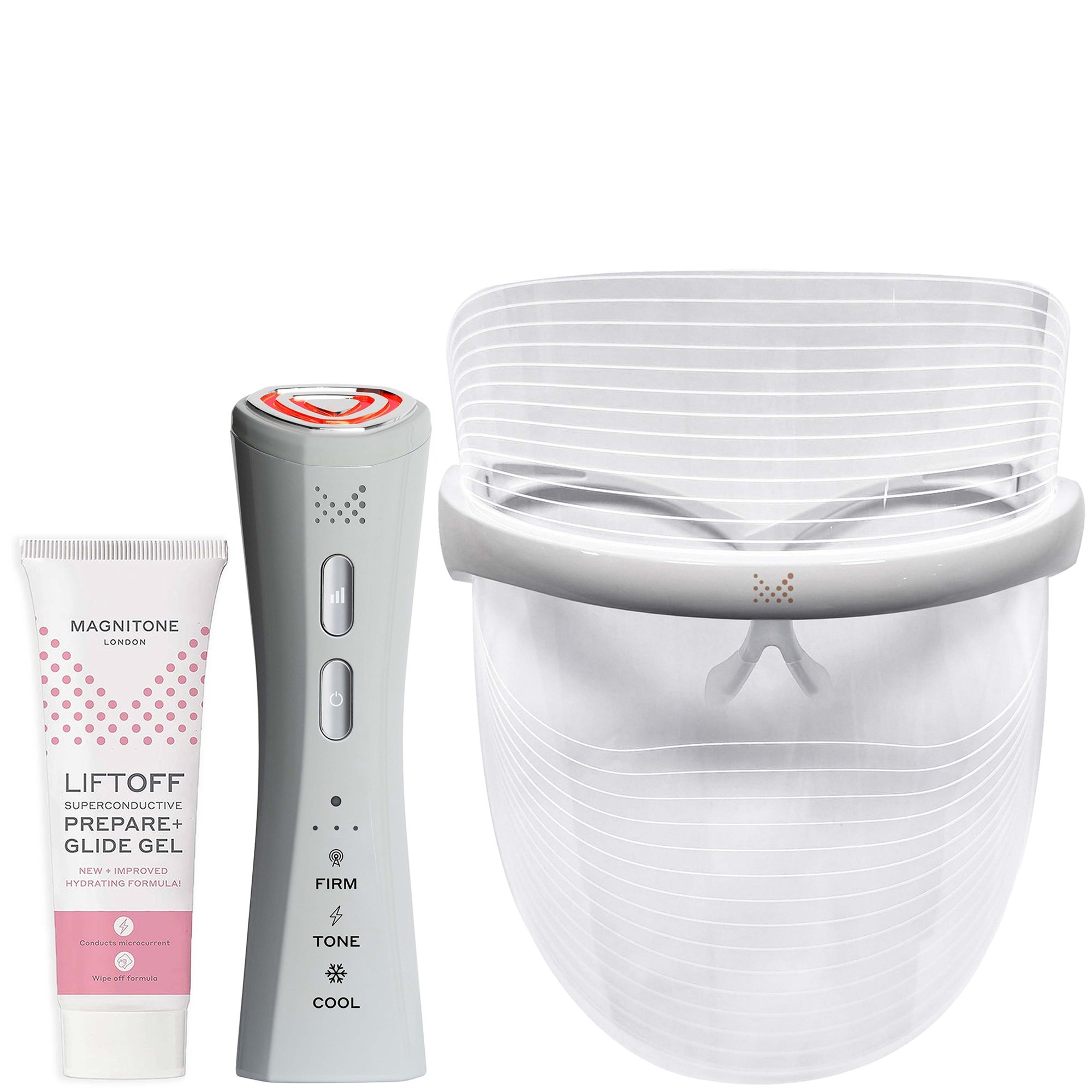 MAGNITONE London GetLit LED Face Mask with FaceRocket Firming and ...
