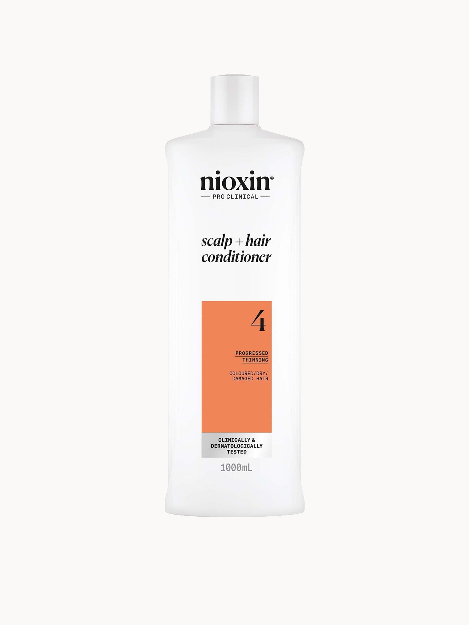 NIOXIN Scalp and Hair Thickening System 4 Conditioner for Coloured Dry and Damaged Hair with Progressed Thinning 1L