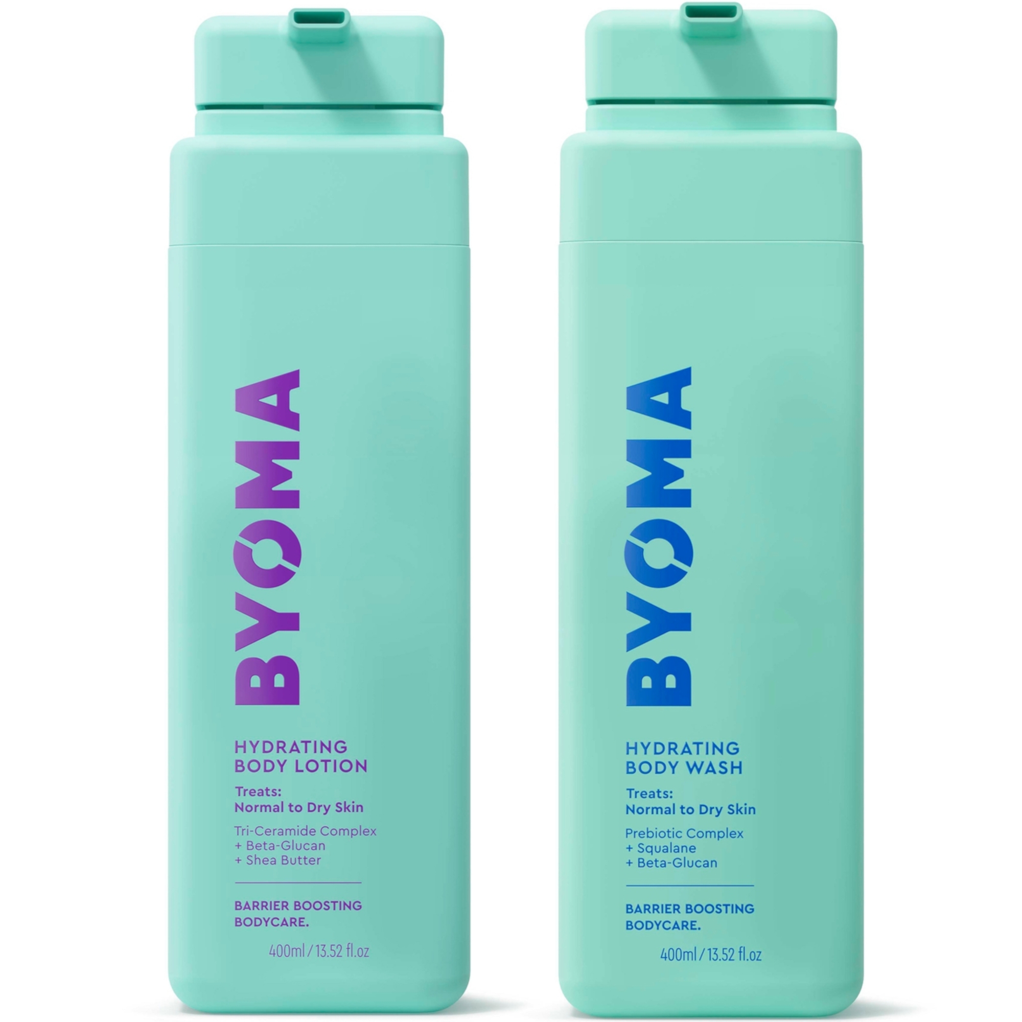 cult BYOMA Hydrating Body Wash 400ml and Hydrating Body Lotion 400ml Bundle