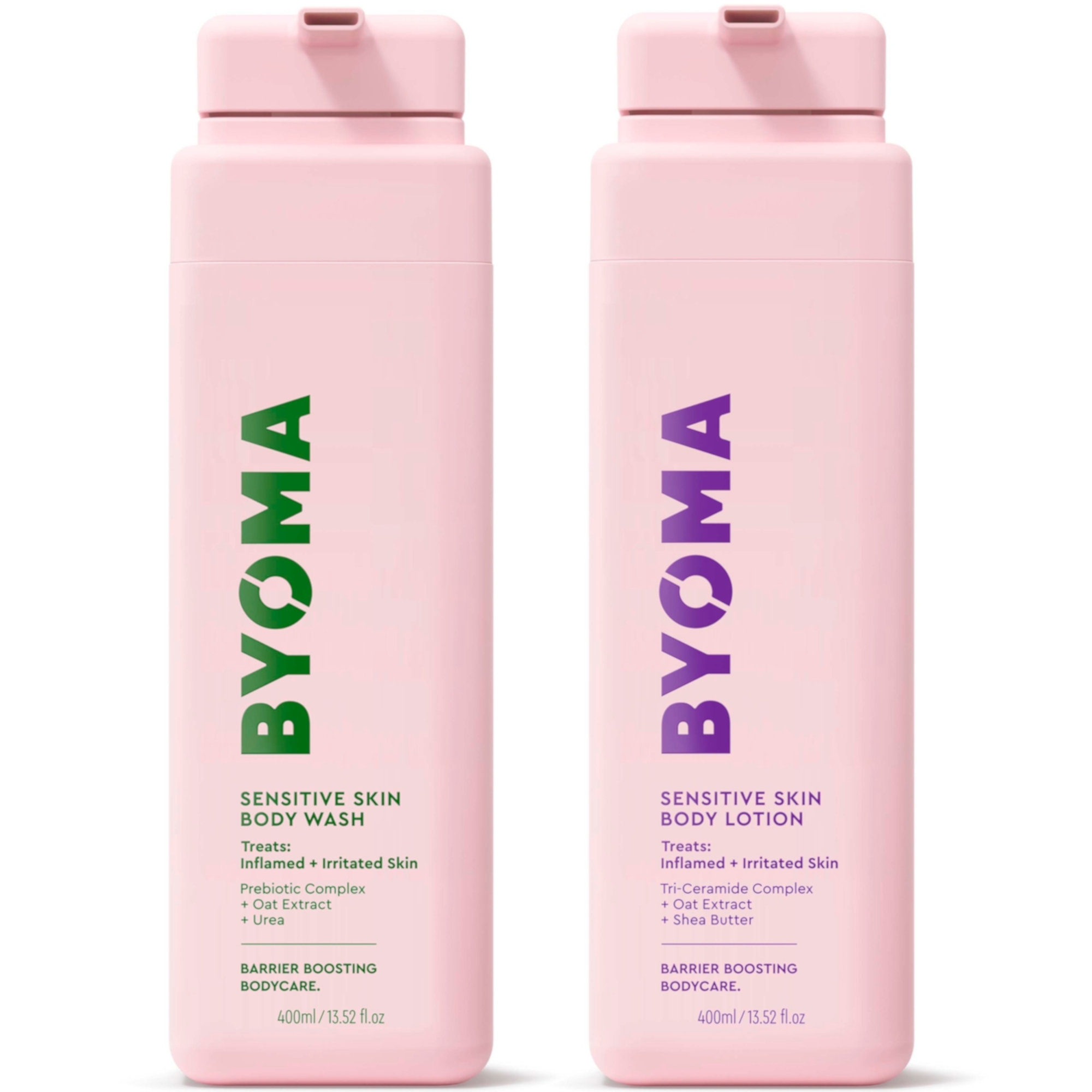cult BYOMA Sensitive Body Wash 400ml and Sensitive Body Lotion 400ml Bundle