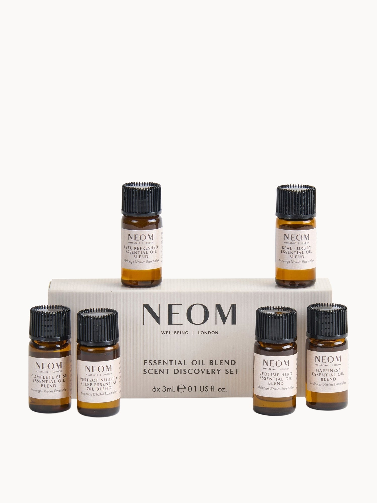 NEOM Wellbeing Essential Oil Blend Scent Discovery Set