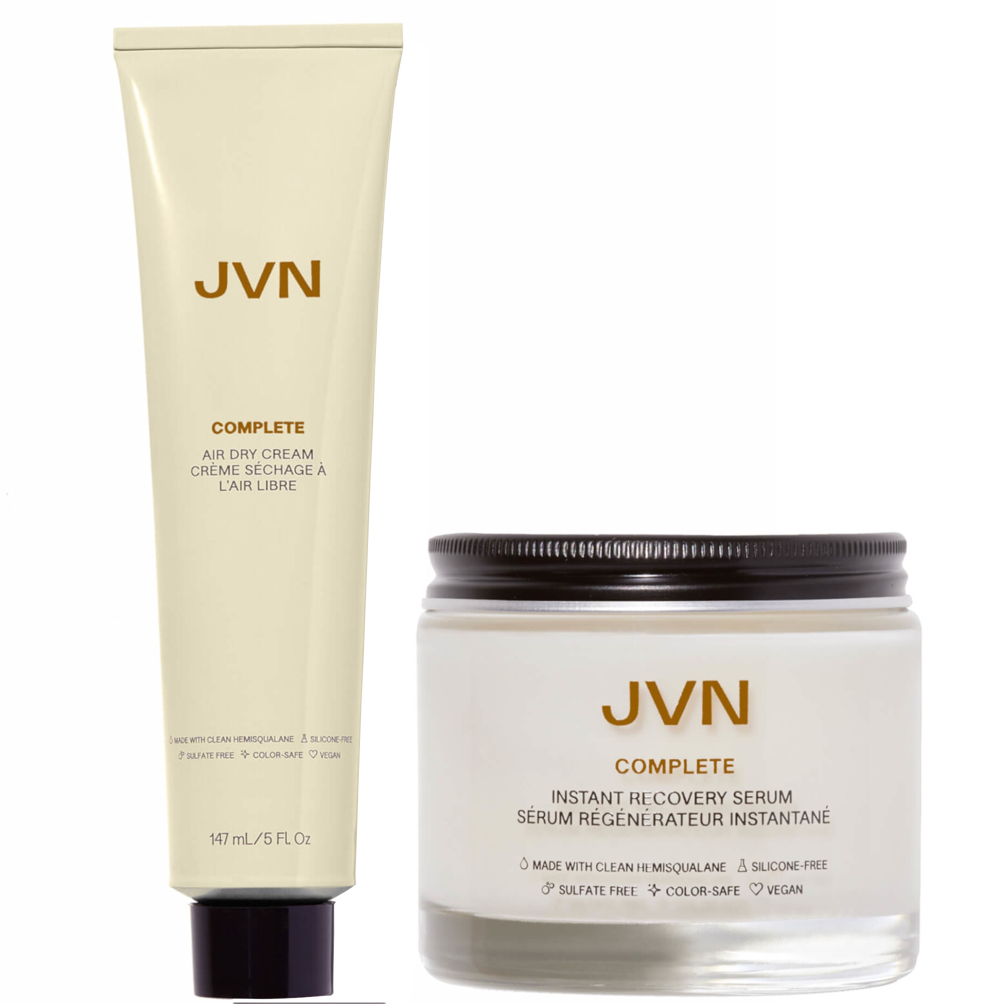 cult JVN Instant Recovery Serum and Air Dry Cream Bundle