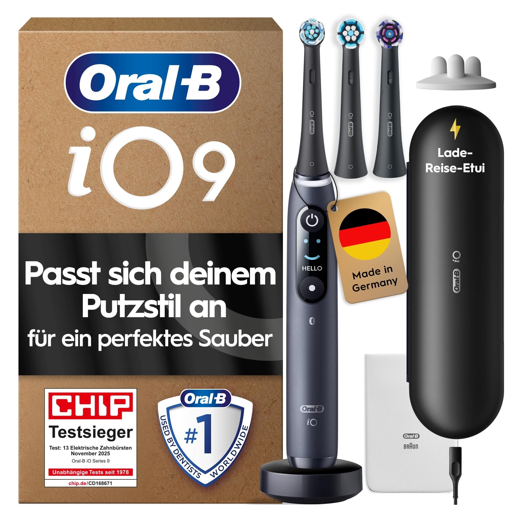 Oral-B iO Series 9 Plus Edition Elektrische Zahnbürste, Lade
