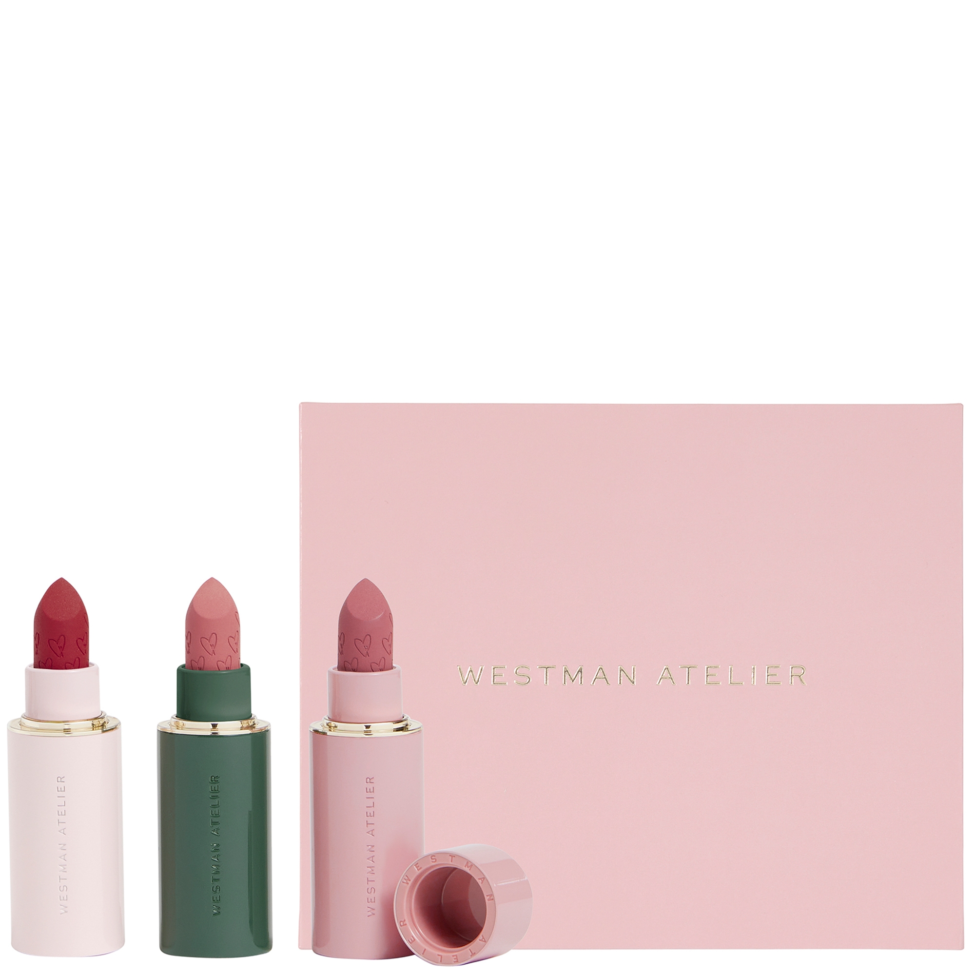 Westman Atelier Lip Suede Matte Lipstick Trio | CultBeauty