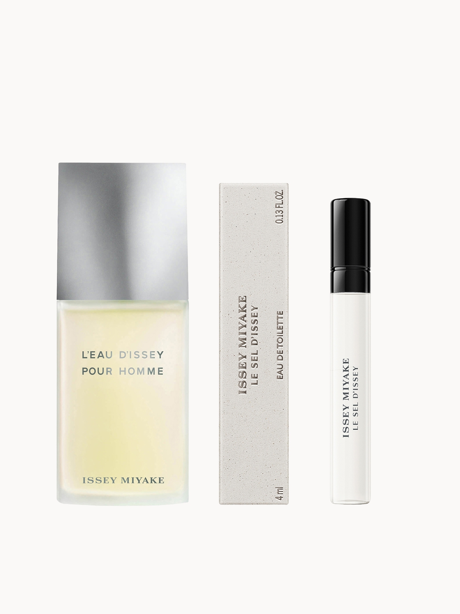 Issey Miyake: Issey Miyake L'Eau d'Issey Pour Homme 75ml and NEW Le Sel 4ml