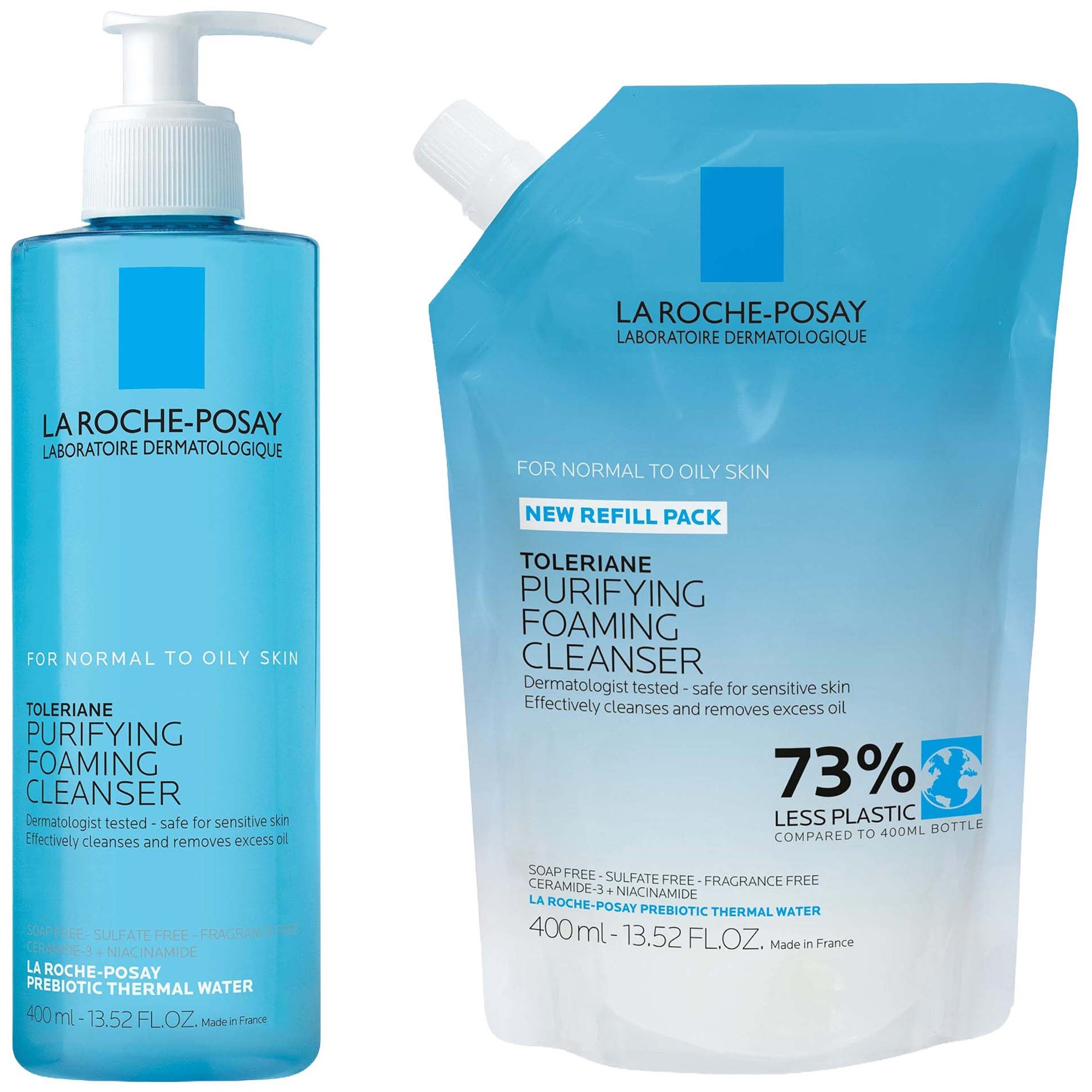 La Roche-Posay Toleriane Purifying Foaming Cleanser Refill Set