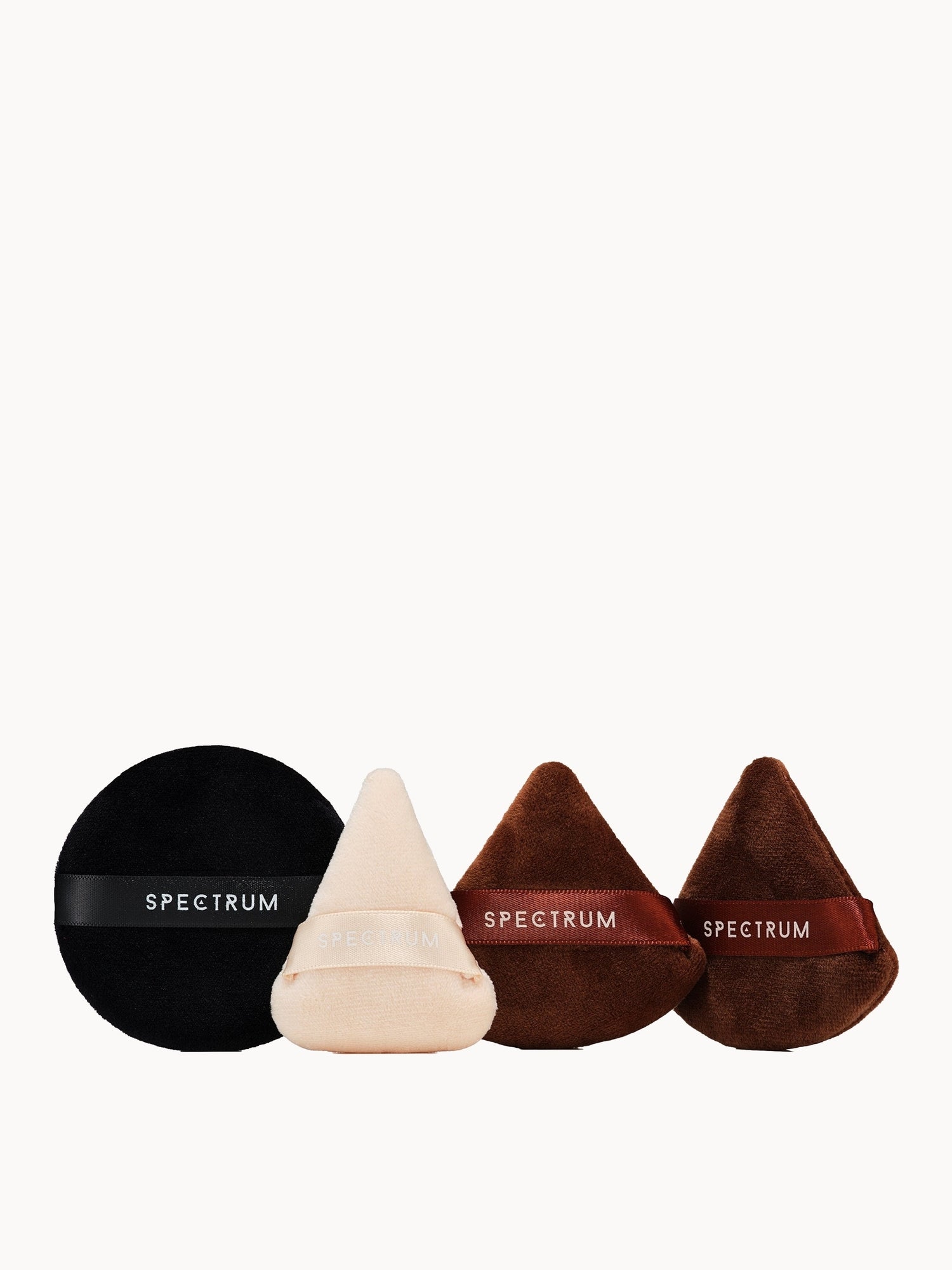 Spectrum Accessories Pantherine Professional 4 Piece Make Up Puff Bundle