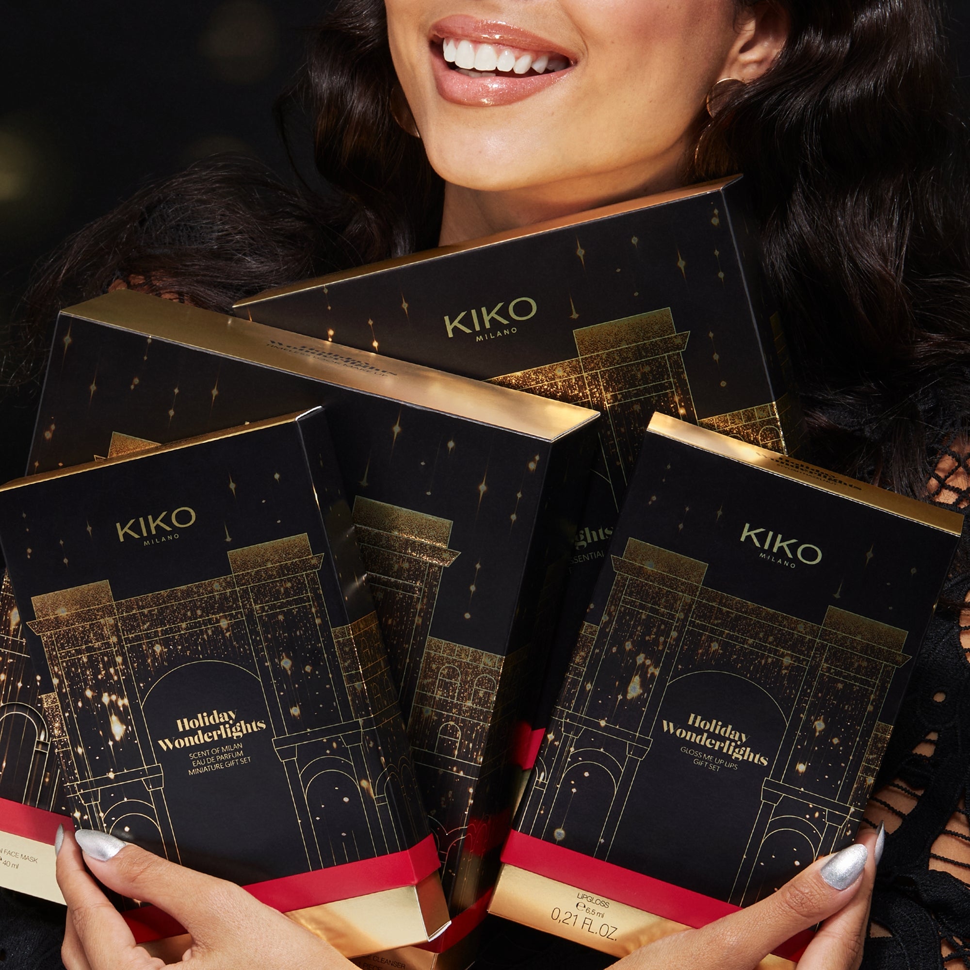 KIKO Milano Gloss Me Up Gift Set - 02 Stylish Hazelnut (Worth