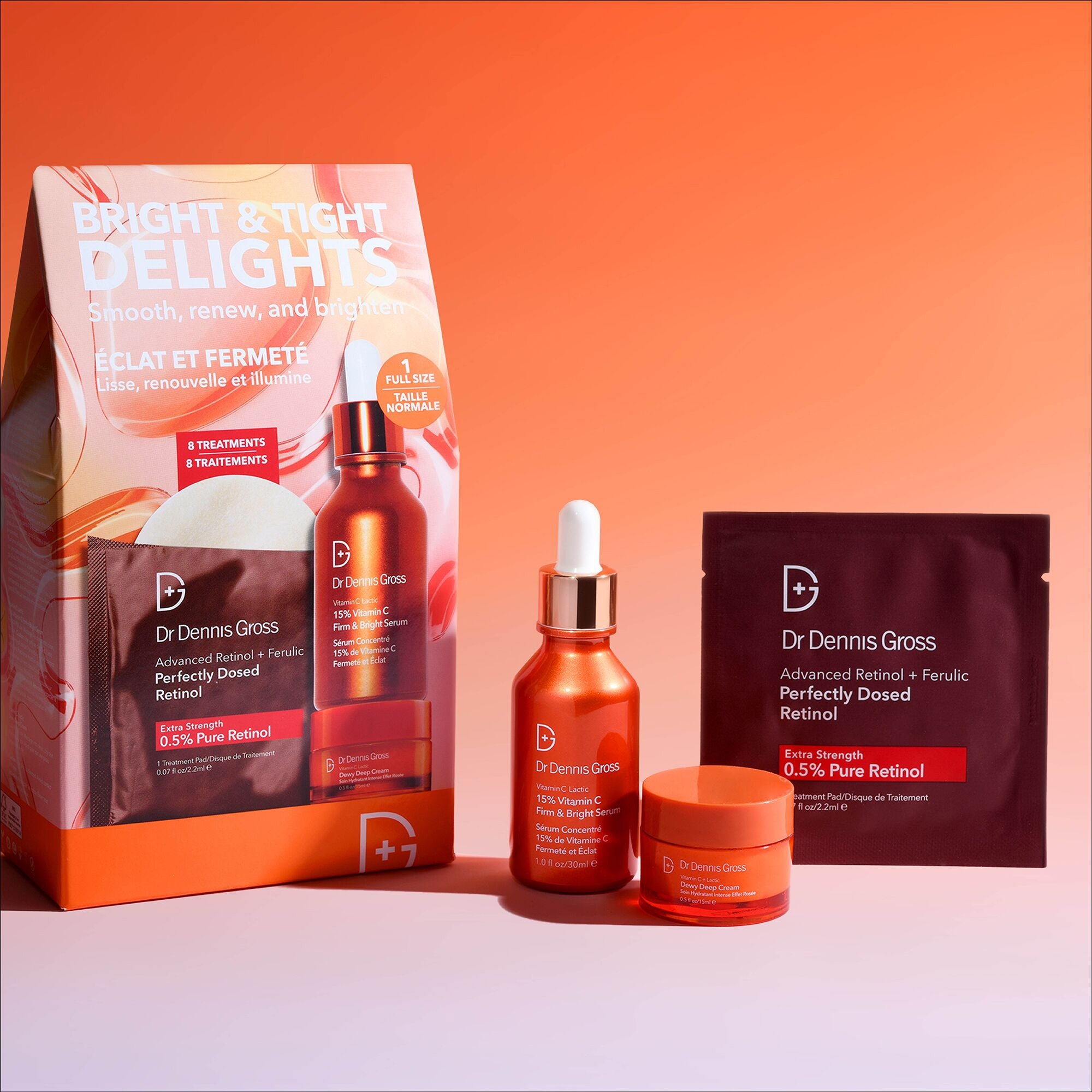 Dr Dennis Gross Skincare Bright and Tight Delights ($151 Value