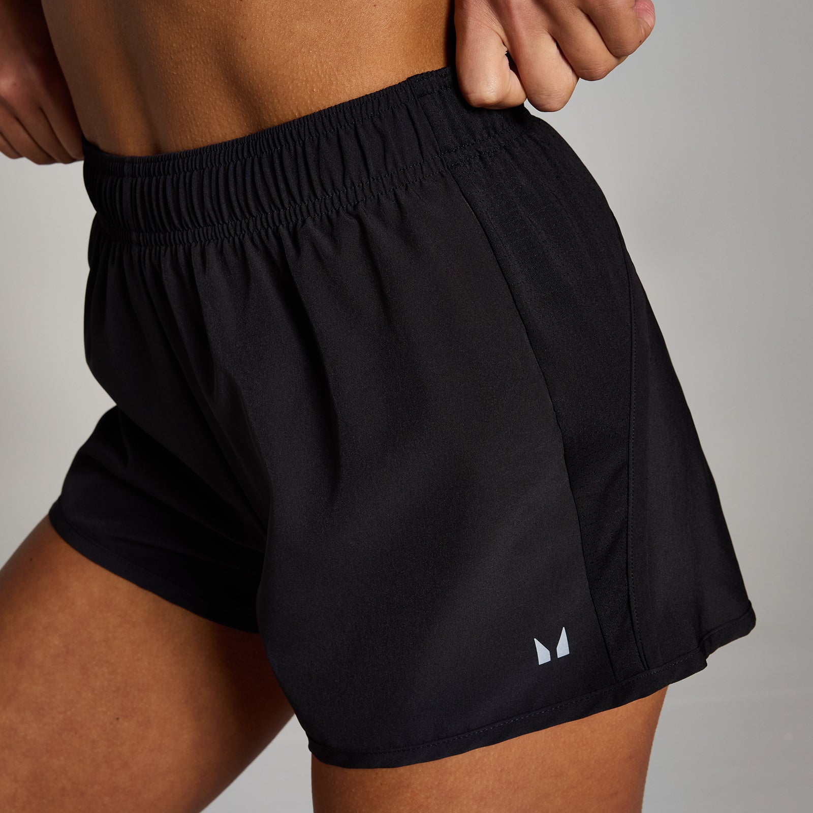 Short de course respirant femme, Run 500 Dry - Noir Fum - Kiprun