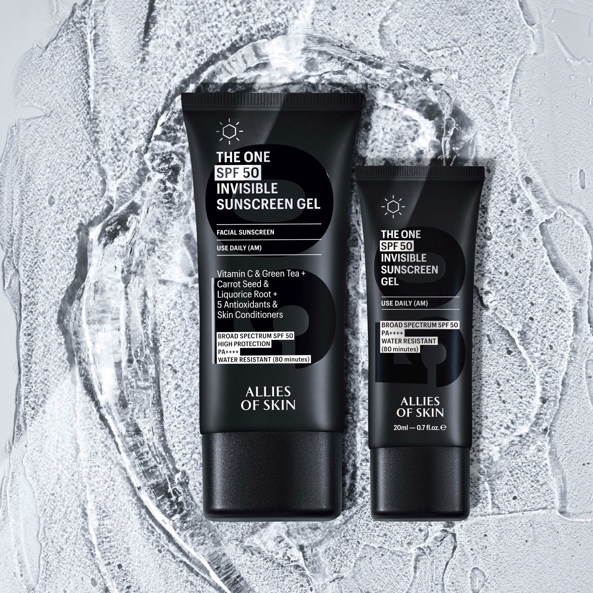 Allies of Skin THE ONE SPF 50 Invisible Sunscreen Gel (Various